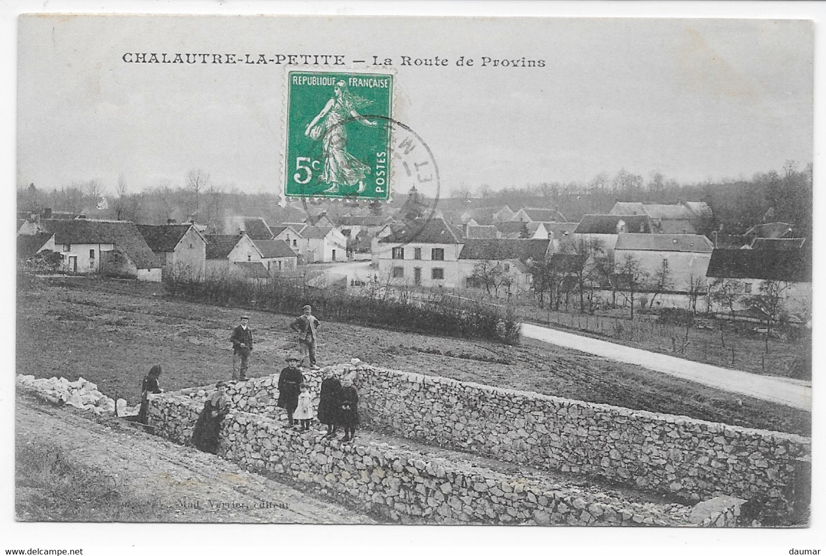 Chalautre-La-Petite, La Route De Provins, Scène Animée - Other & Unclassified