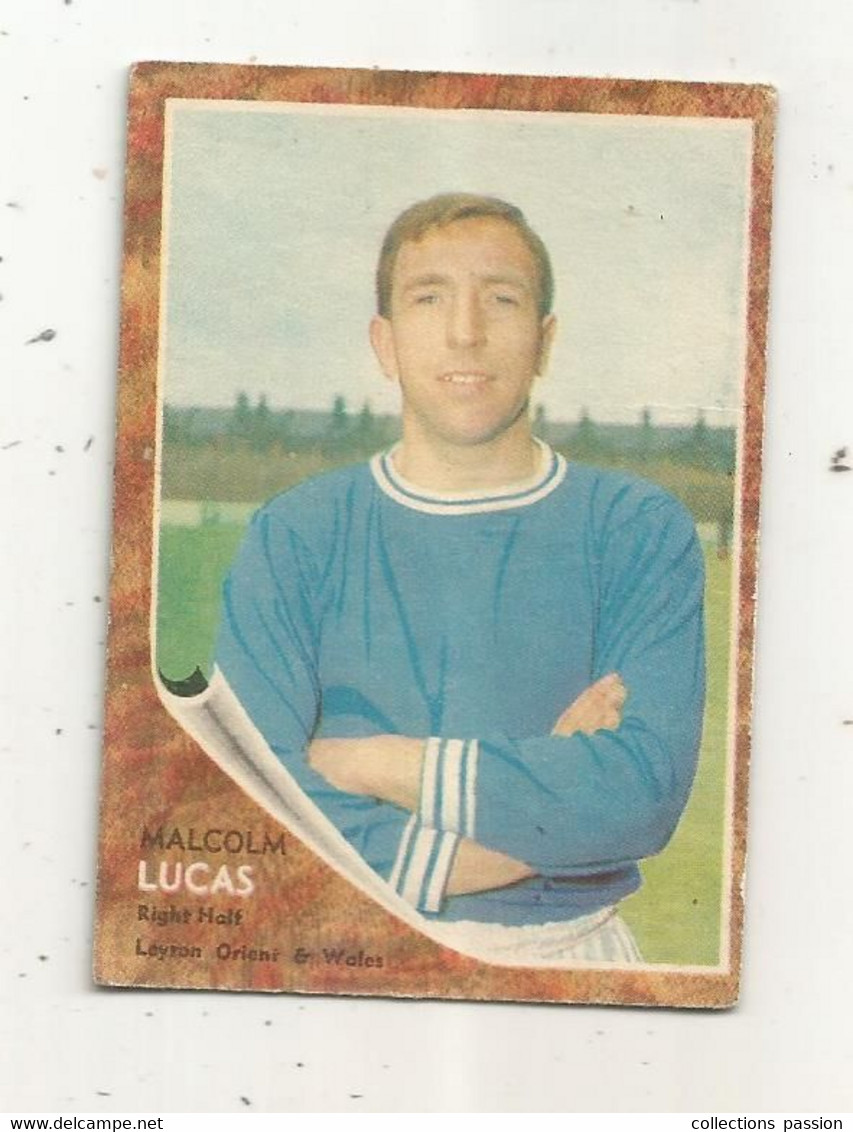 Trading Card , A&BC , England, Chewing Gum, Serie: Make A Photo , Année 60 , N° 74 , MALCOLM LUCAS, Leyton Orient - Trading-Karten