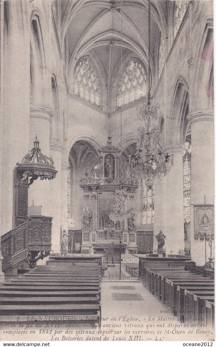 27 Le Neubourg. L'interieur De L'eglise - Le Neubourg