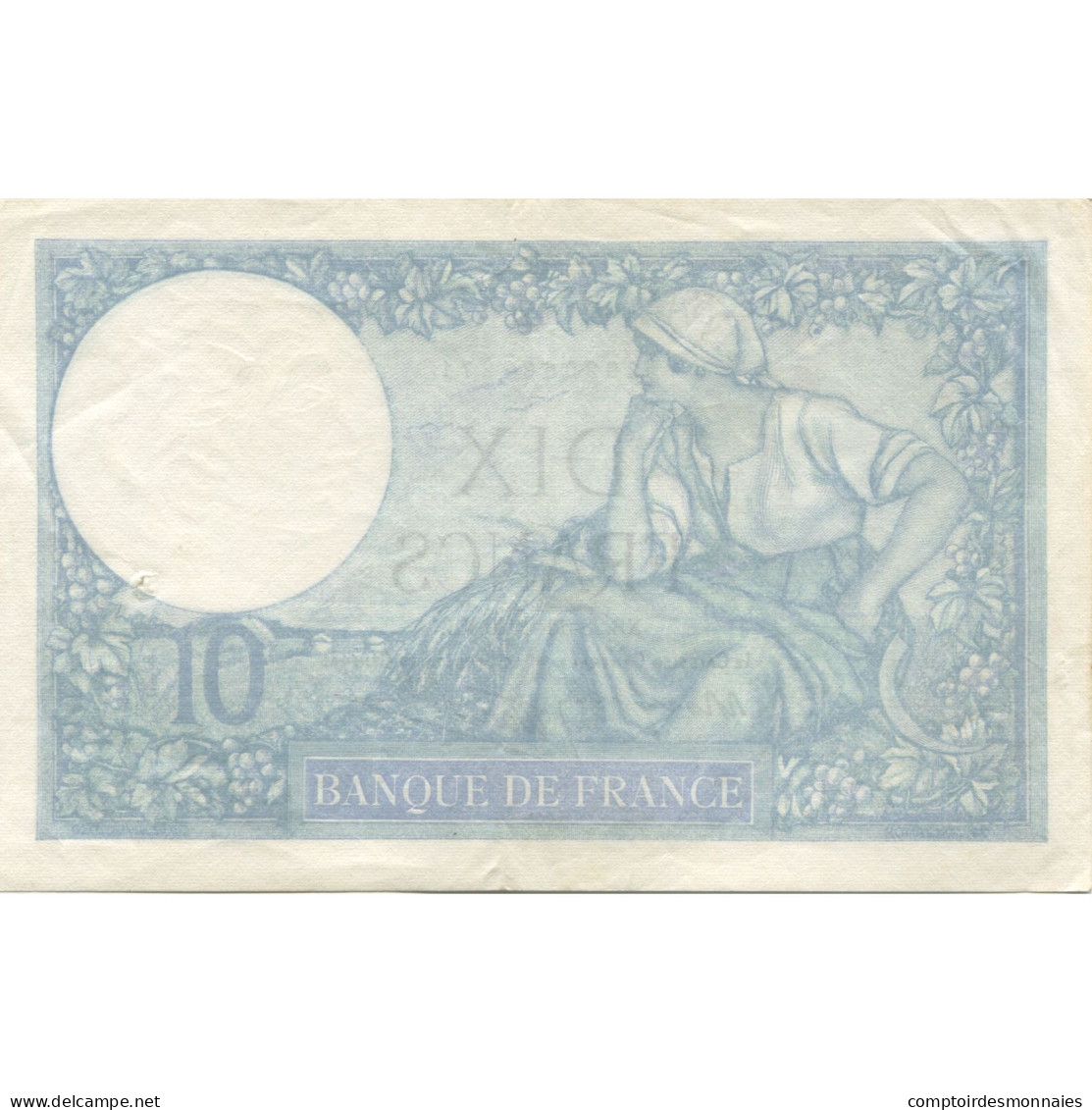 France, 10 Francs, Minerve, 1940, 1940-11-28, SUP, Fayette:7.22, KM:84 - 10 F 1916-1942 ''Minerve''