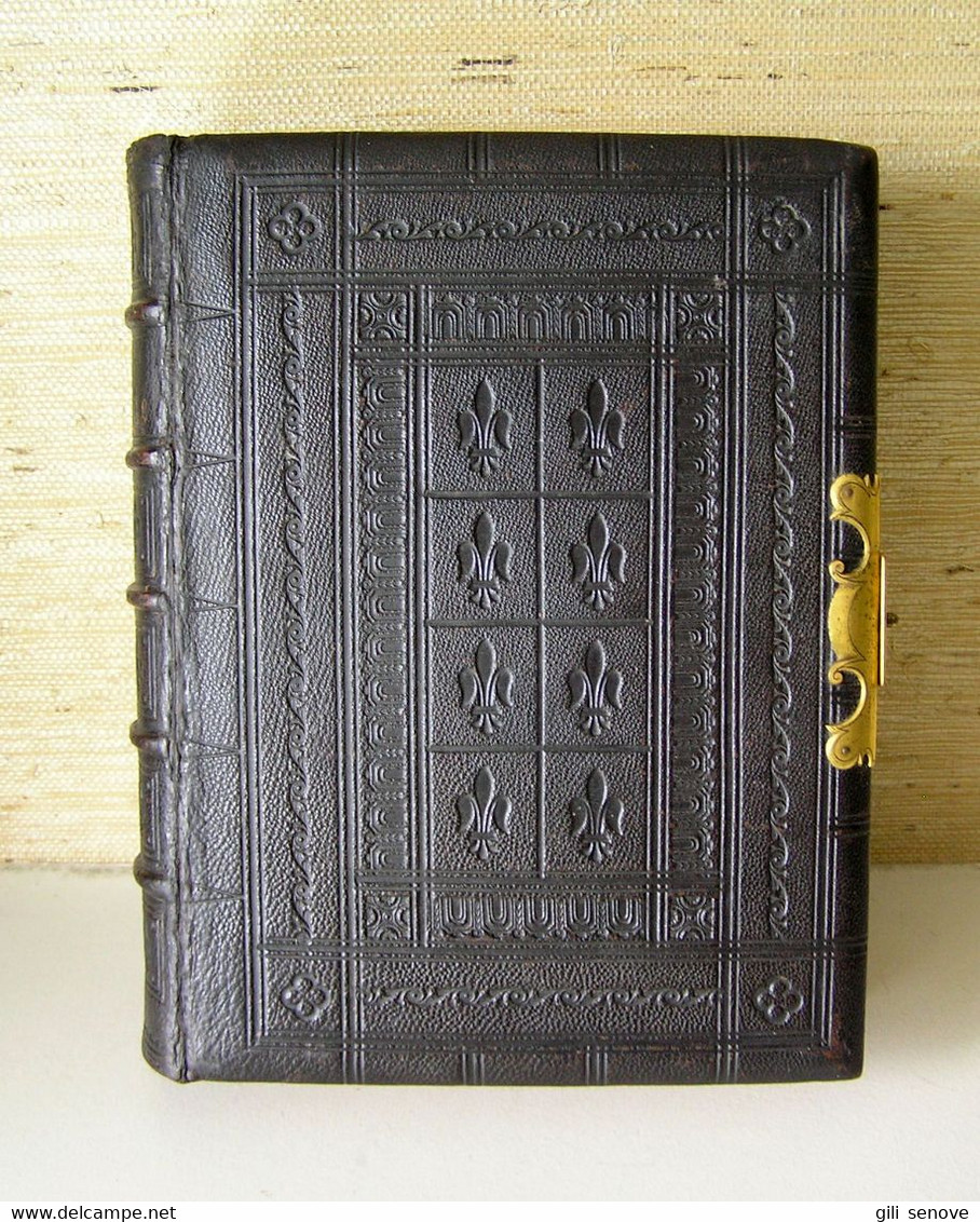 MINIATURE QUARTO BIBLE TAYLOR FAMILY 1846 - Spirituality