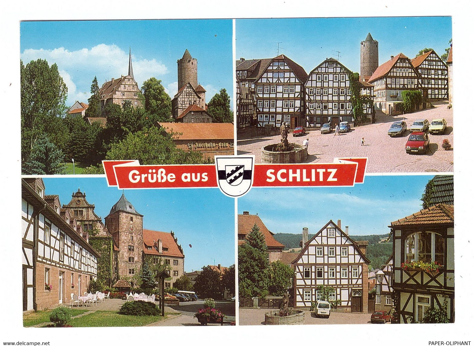 6407 SCHLITZ, Grüße Aus..., Stadtwappen - Lauterbach