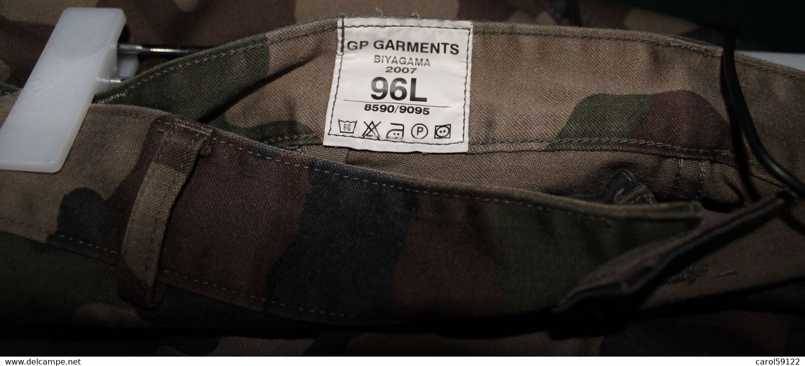 Pantalon Treillis Camouflage T 96L - Uitrusting