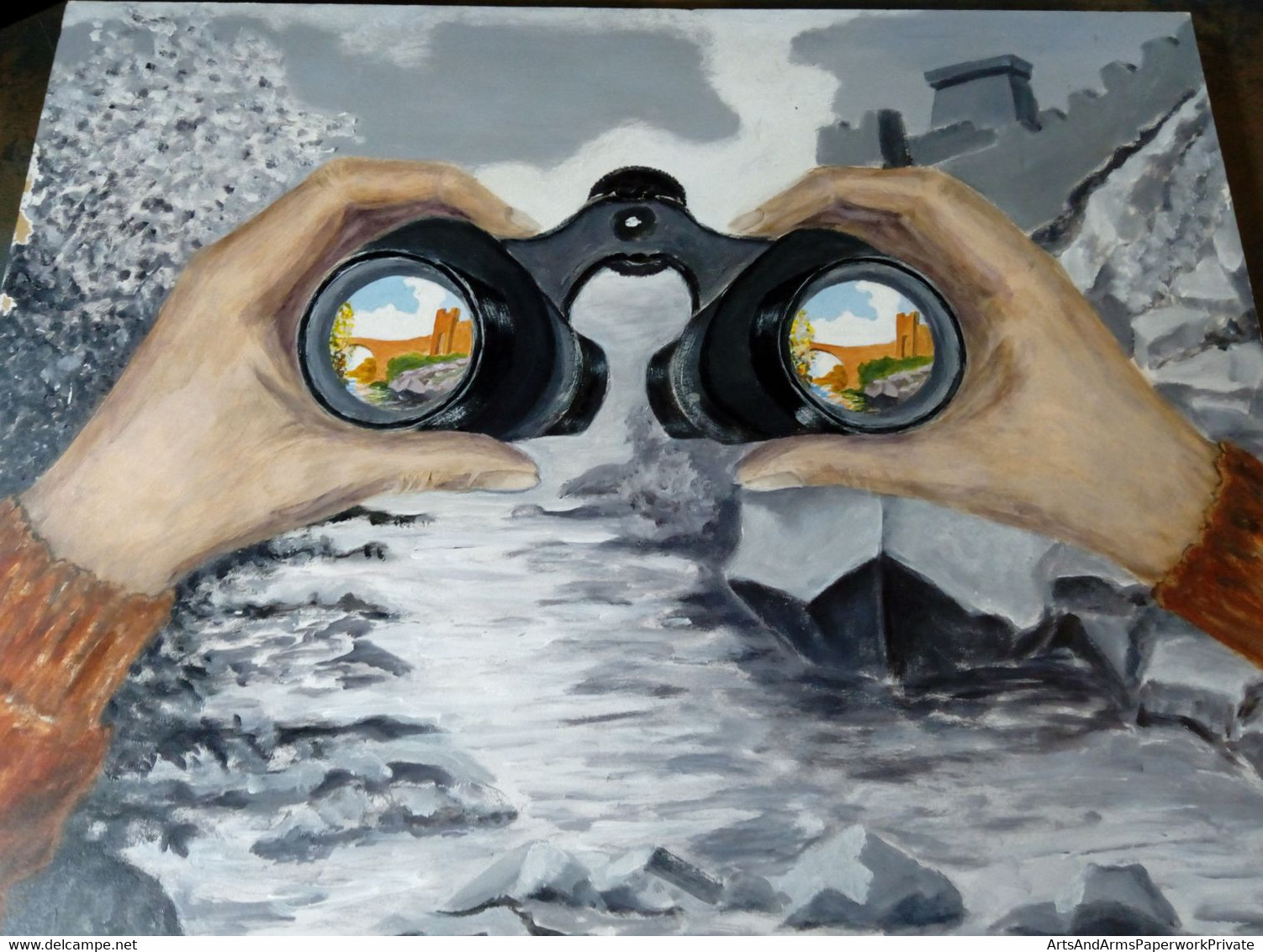 Jumelles, 2002, Cootje Vredenduin/ Binoculars, 2002, Cootje Vredenduin - Olii