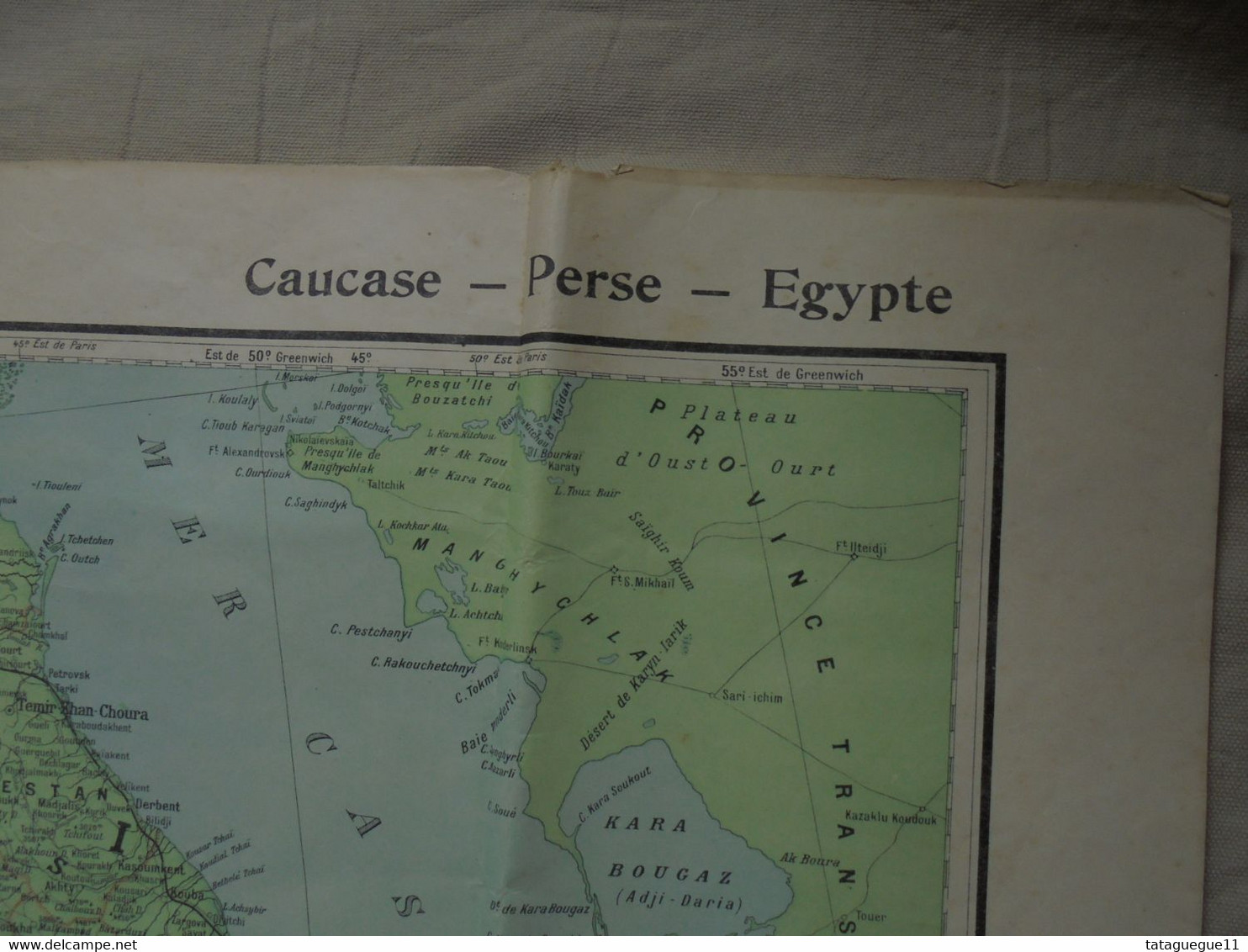 Ancien - Carte Turquie d'Asie Caucase Perse Egypte Cartes Taride Paris