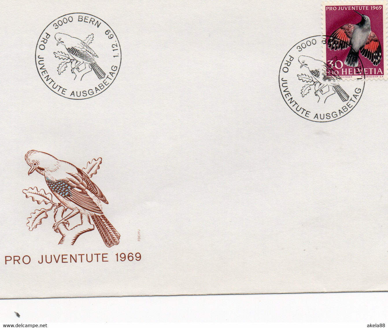 SVIZZERA  1969 - PRO JUVENTUTE - RAMPICHINO - Other & Unclassified