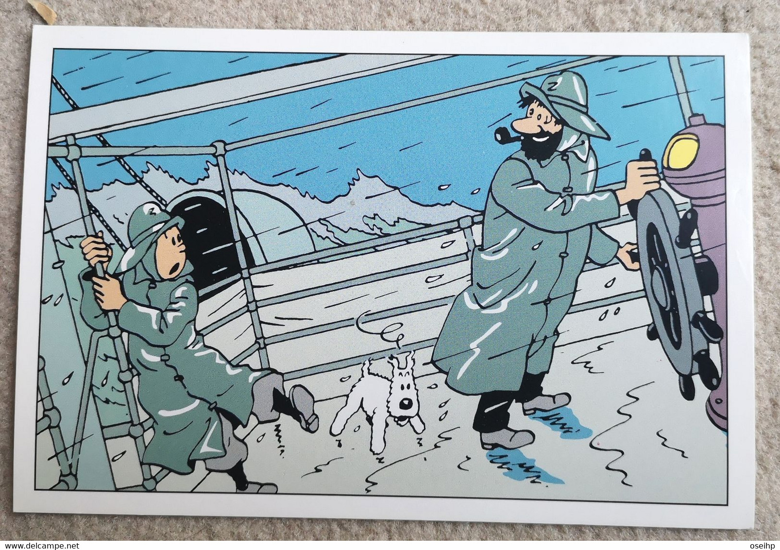 CPM - Hergé TINTIN  Capitaine Haddock L'ile Mystérieuse 30168 - Hergé