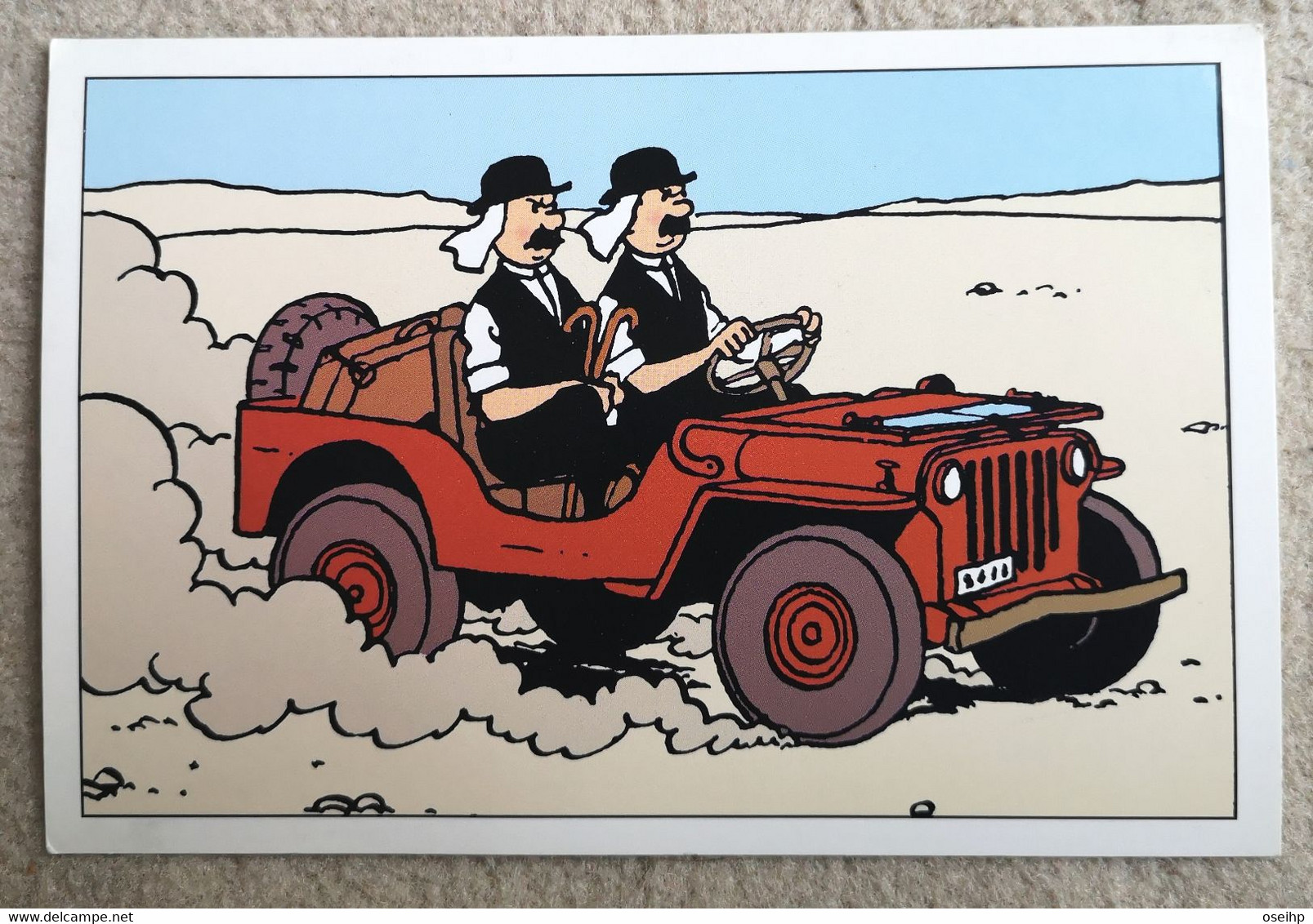 CPM - Hergé TINTIN  Au Pays De L'or Noir Dupont Et Dupond 30173 - Hergé