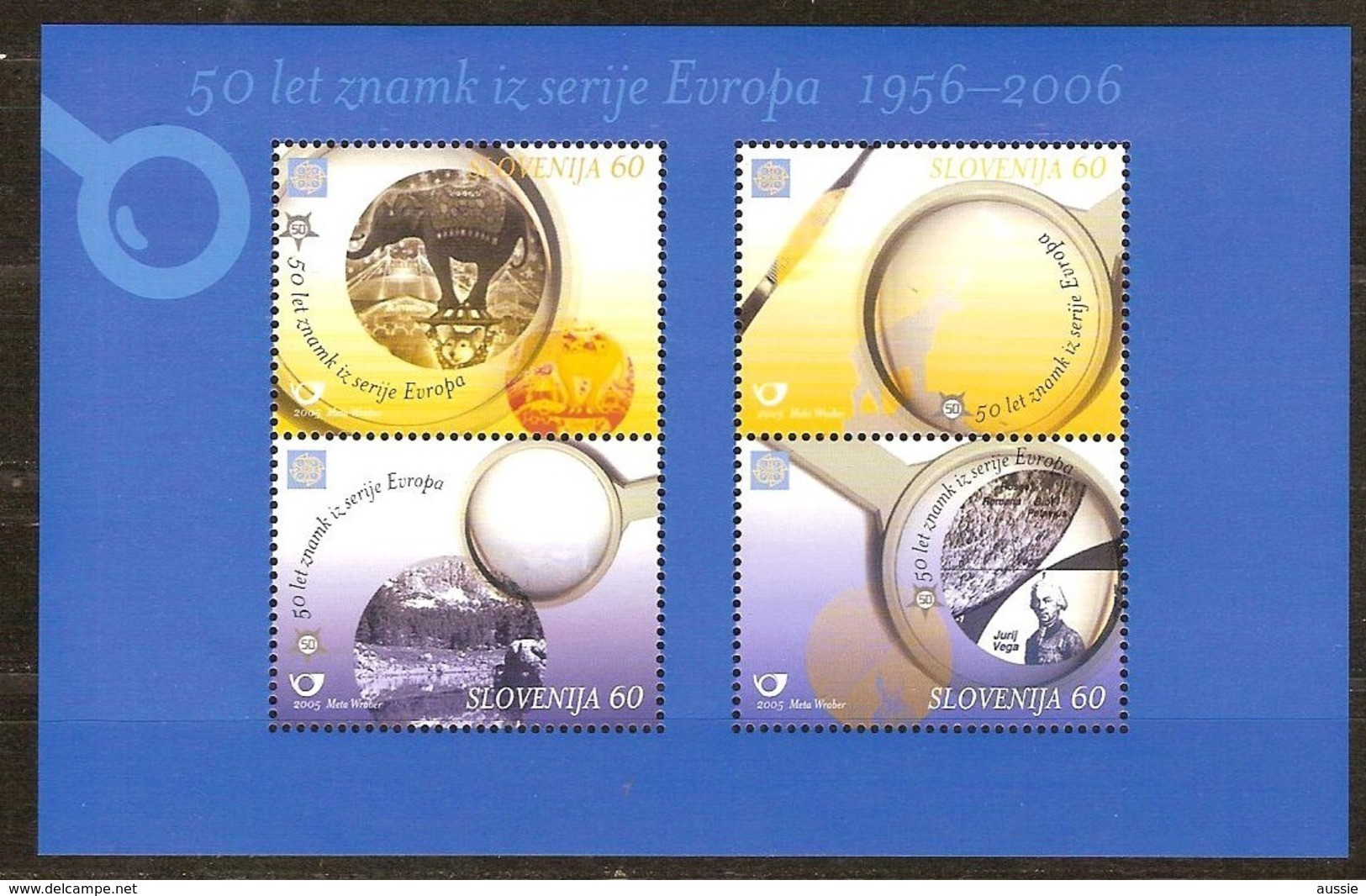 Slovenie Slovenia  2005 Yvertn° Bloc 22 *** Cote 3,50 Euro  Cinquantenaire Des Europa 50 Ans - 2005