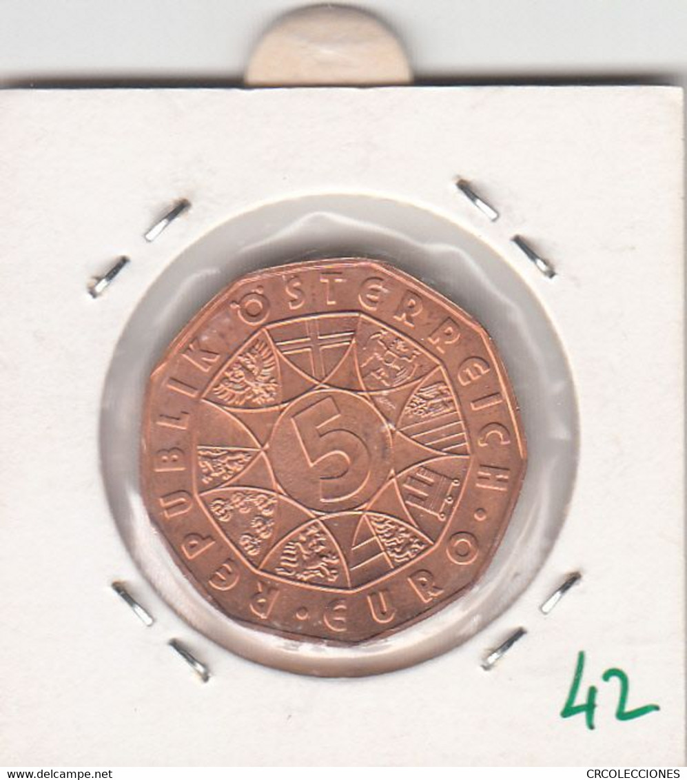 CREU0042 MONEDA AUSTRIA 5 EUROS SIN CIRCULAR 2012 9 - Austria