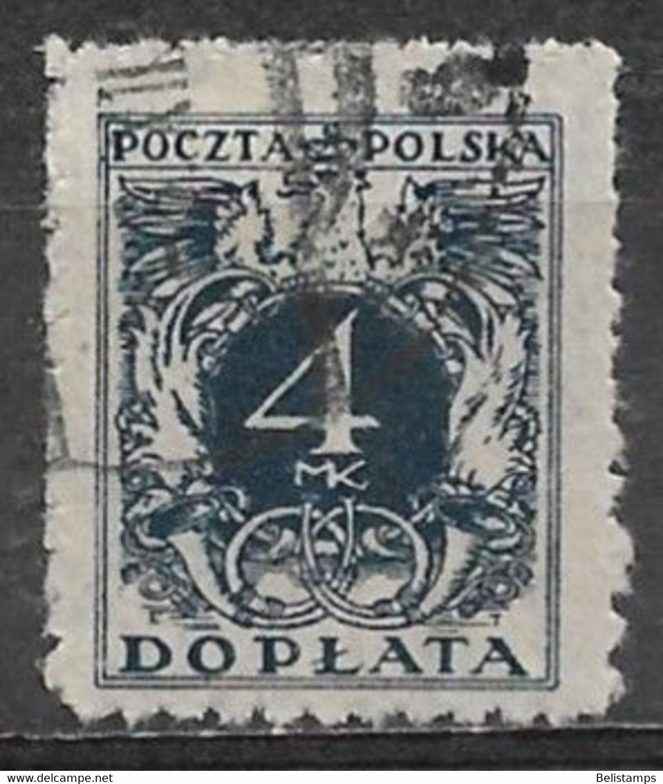 Poland 1921. Scott #J42 (U) Numeral Of Value - Taxe