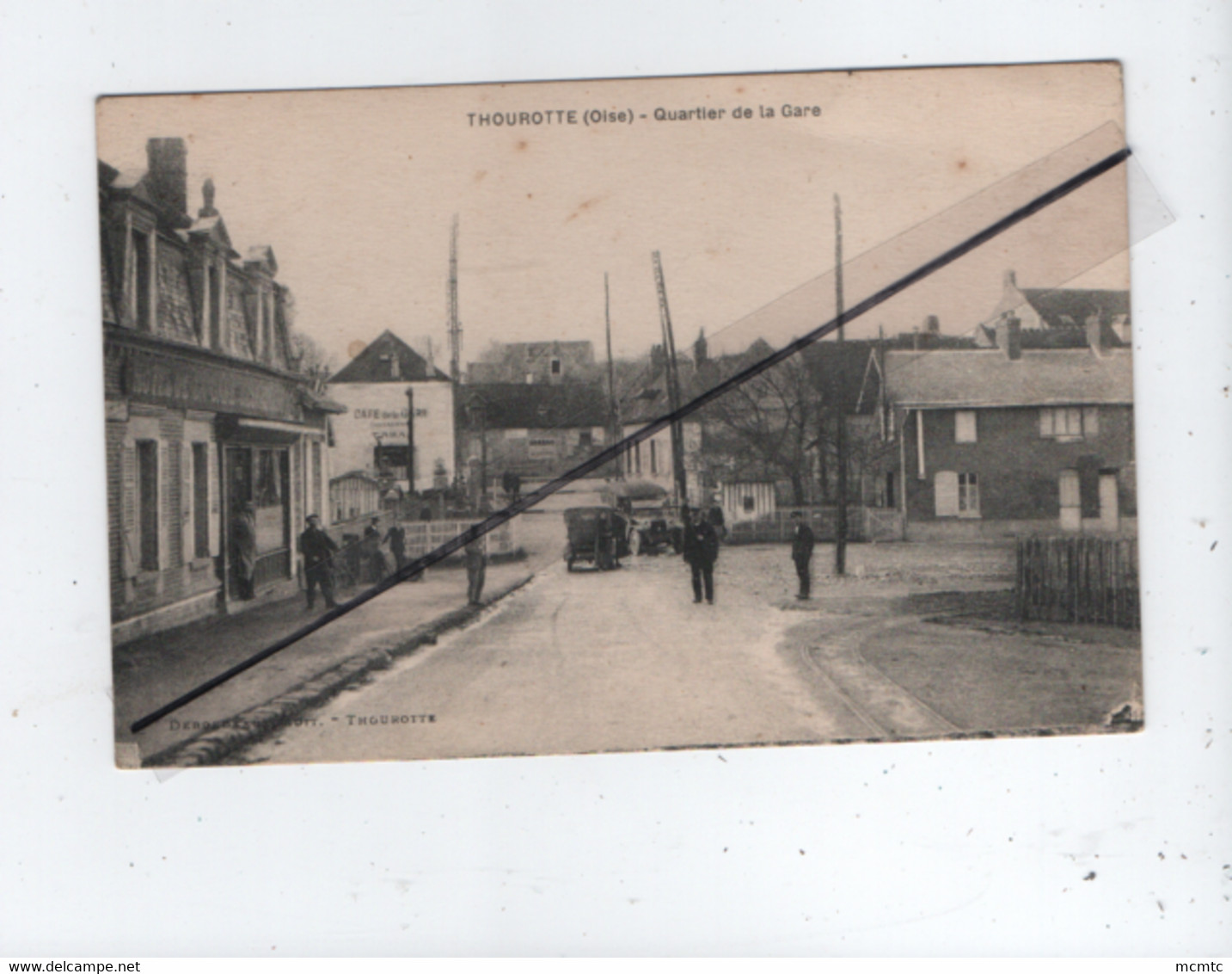 CPA  -  Thourotte  -(Oise) -  Quartier De La Gare - Thourotte