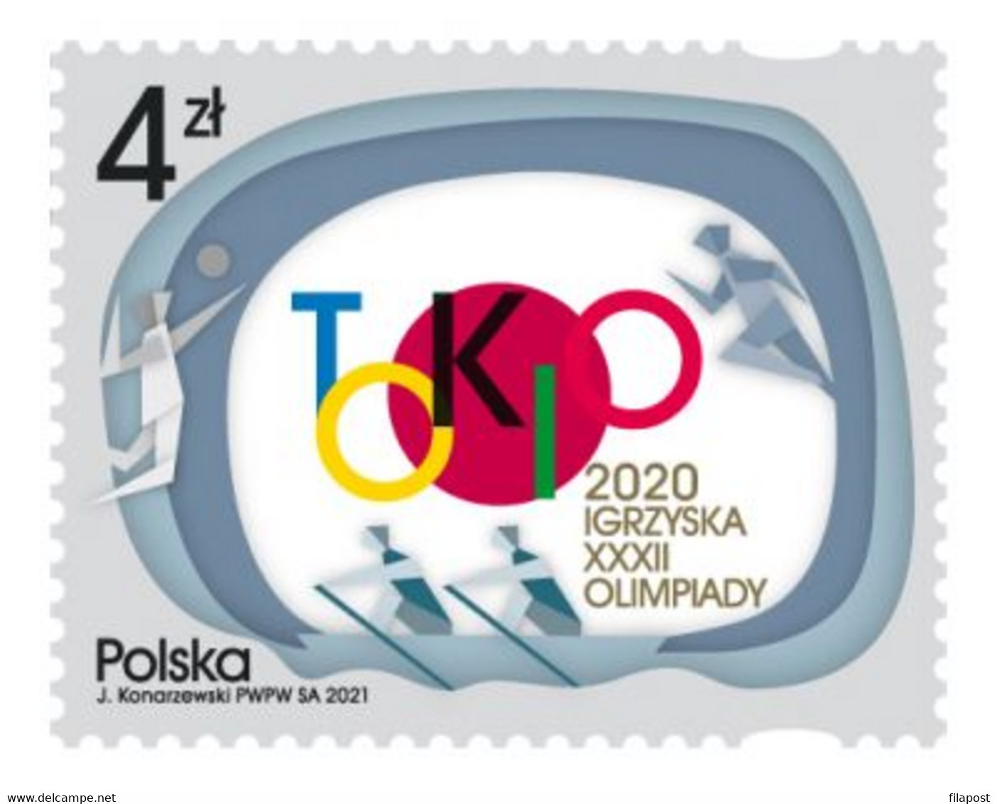 Poland 2021 / XXXII Olympic Games Tokio 2020 / Sports Disciplines: Volleyball, Athletics And Rowing MNH** New!!! - Eté 2020 : Tokyo