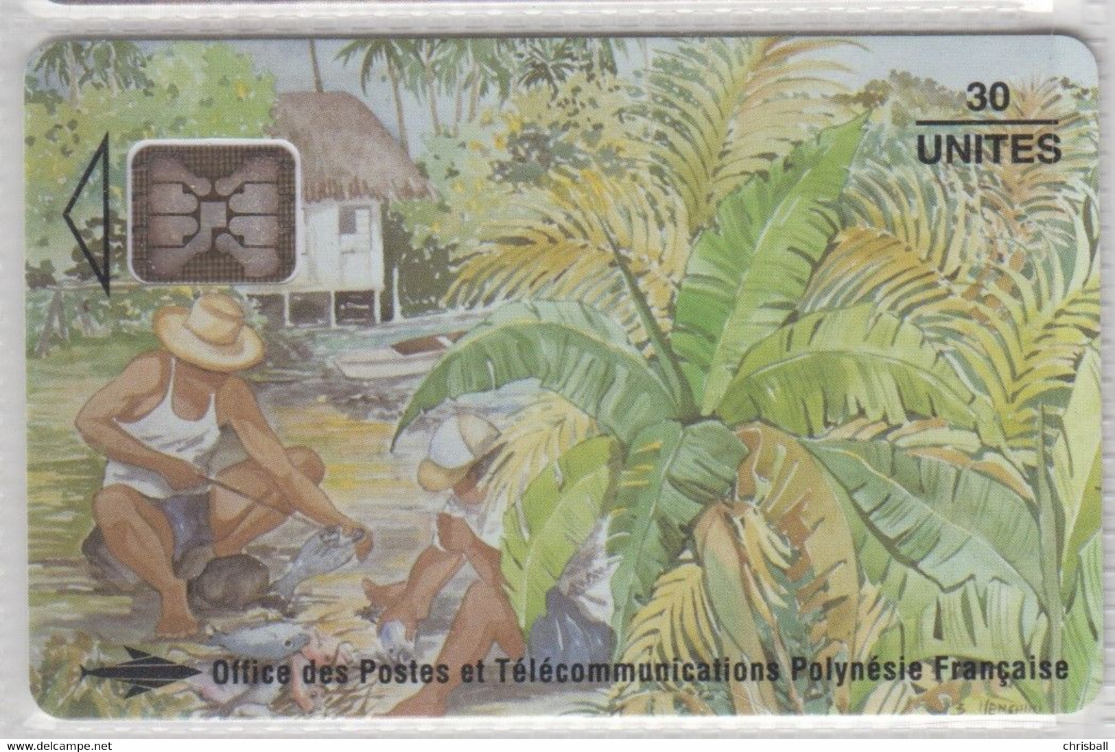 French Polynesia Phonecard - Cooking Fish - Superb Used - Polynésie Française