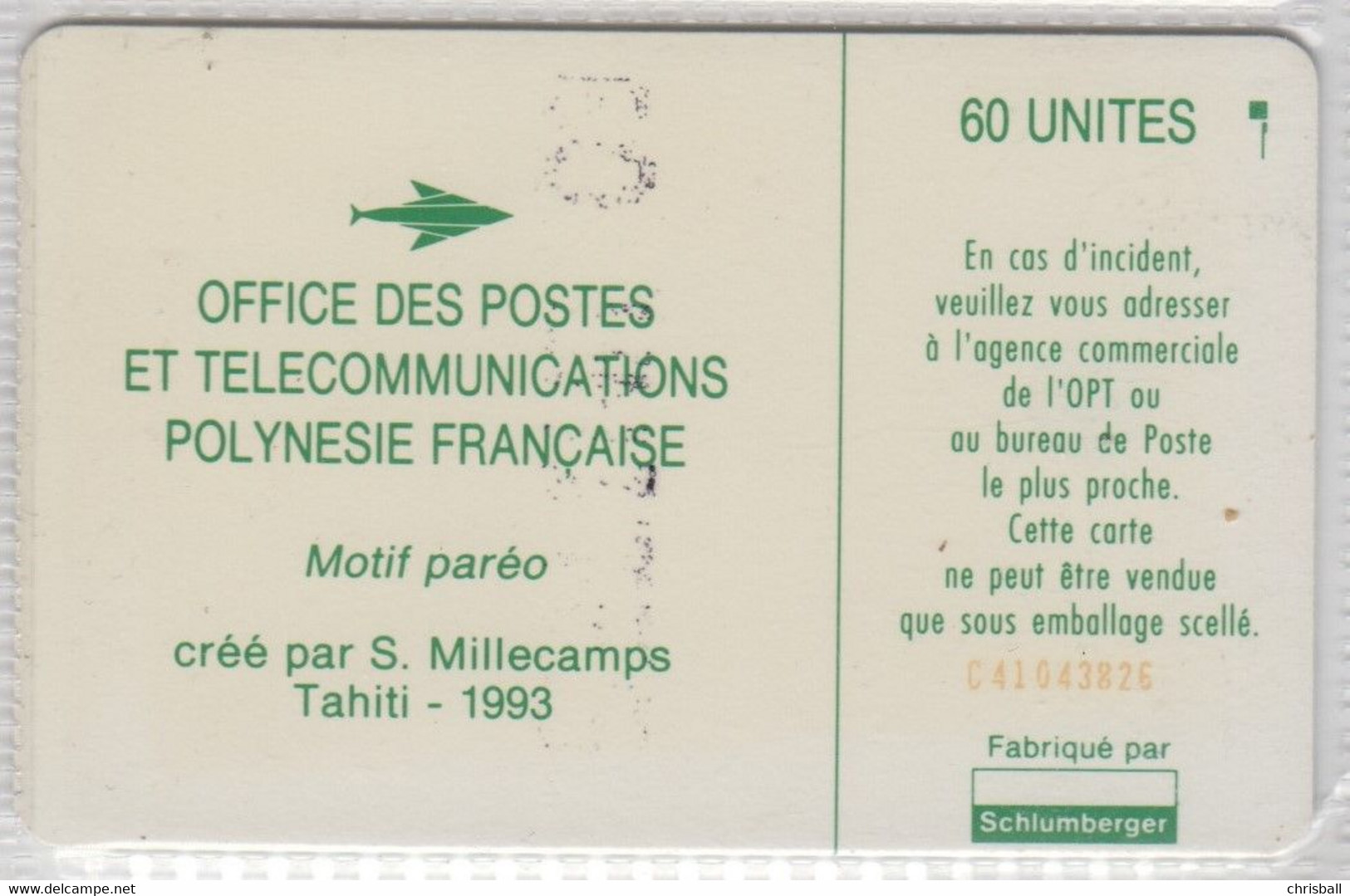 French Polynesia Phonecard - Flowers - Superb Used - Polynésie Française