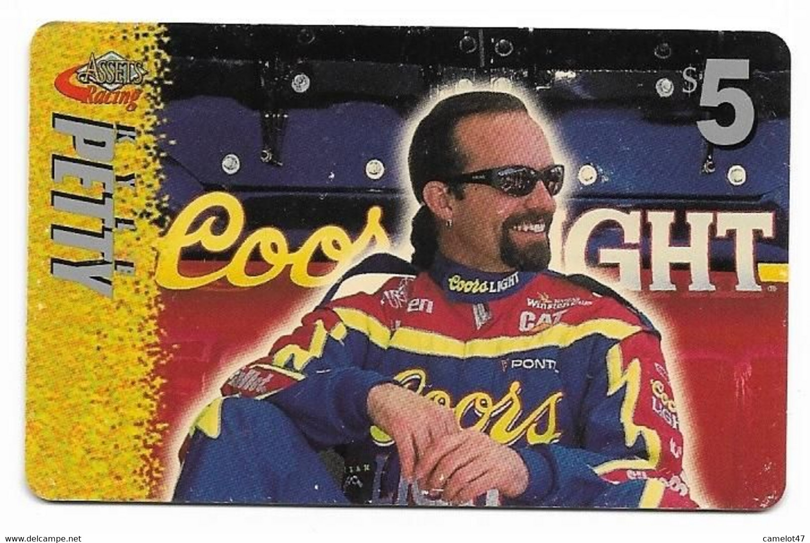 Racing, NASCAR, Kyle Petty, Sprint $5 Calling Card, Expired In 1997, # Racing-23 - Sport