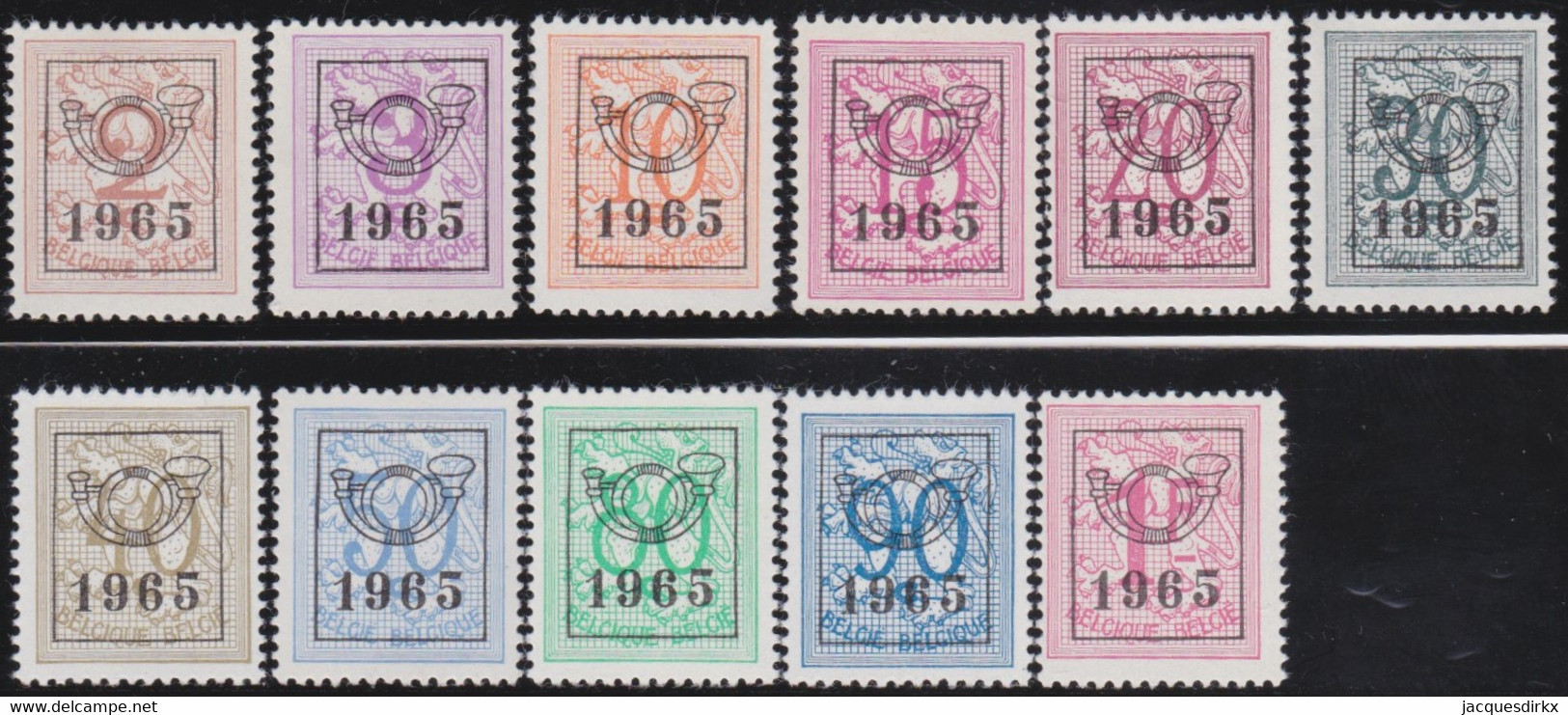 Belgie   .  OBP  .    PRE  758/768    .   **  .   Postfris . / .  Neuf Avec Gomme Et Sans Charnière - Typo Precancels 1936-51 (Small Seal Of The State)