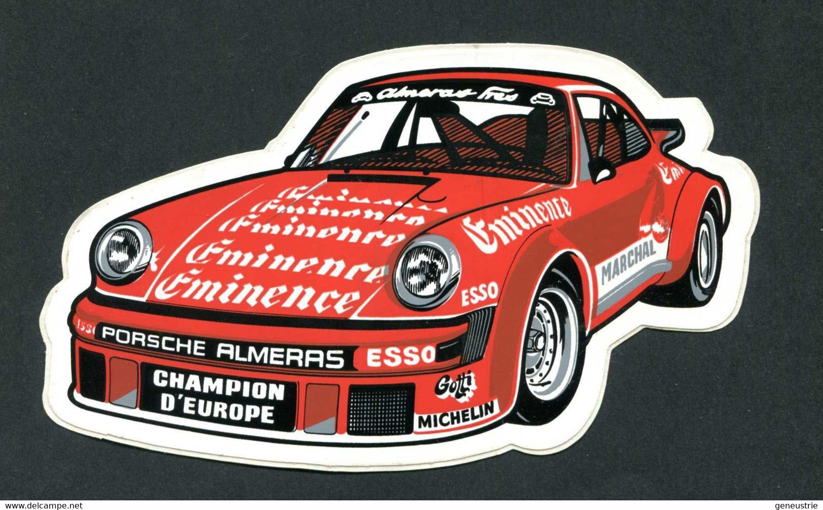 Rare Sticker Autocollant "Championnat D'Europe - Porche / Michelin"  Course Automobile - Automobile - F1