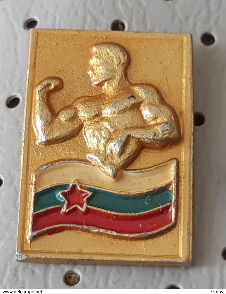 Wrestling Body Building Federation Of Slovenia  Pin - Worstelen