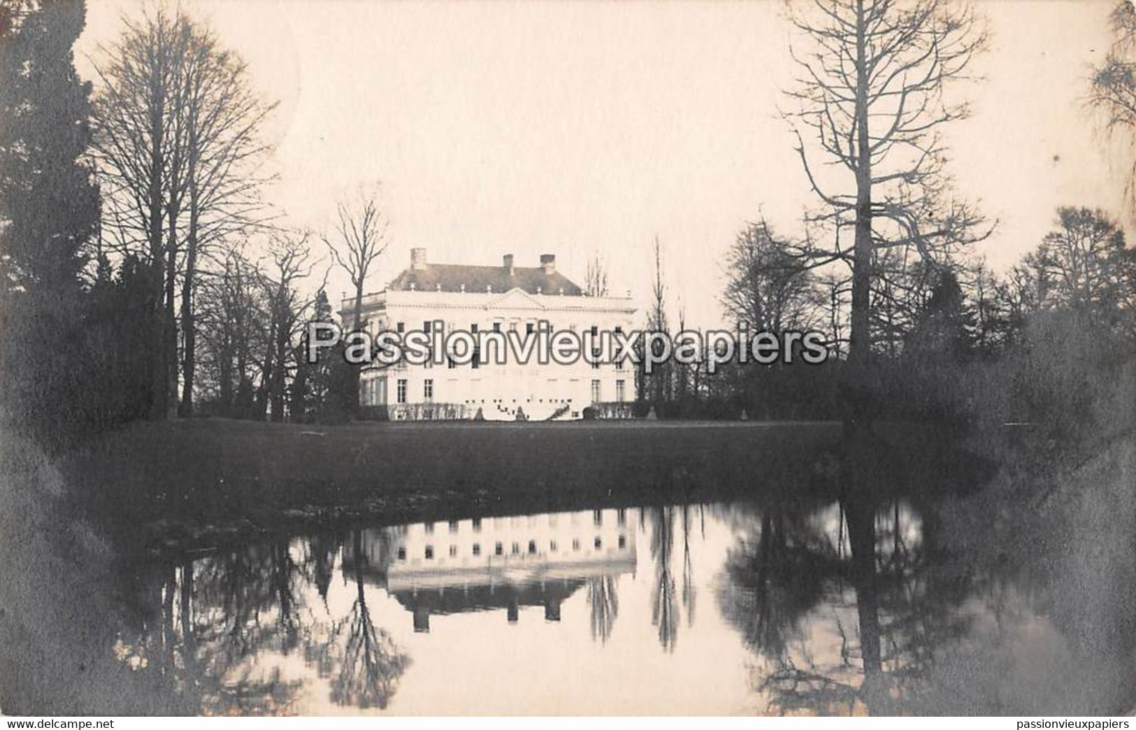 CARTE PHOTO ALLEMANDE BELLEM 1916  HET KASTEEL VAN BELLEM - ACHTERKANT    FELDPOST - Aalter