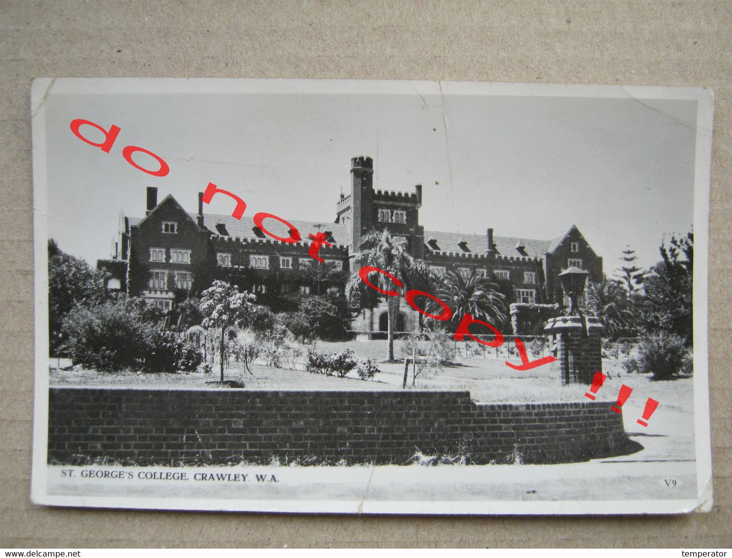 Australia / ST. GEORGE'S COLLEGE, CRAWLEY W. A. ( 1962 ) - PAR AVION To Kragujevac, Serbia - Perth