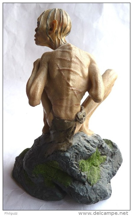 FIGURINE EN RESINE SEIGNEUR DES ANNEAUX - GOLLUM SMEAGOL - TWO TOWERS - Le Seigneur Des Anneaux