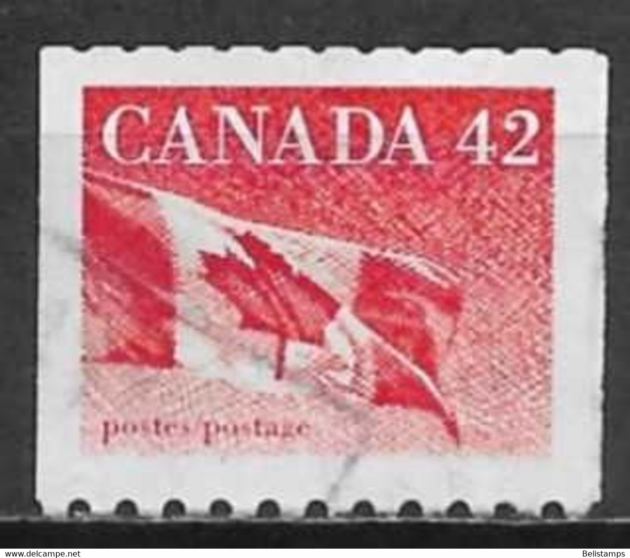 Canada 1991. Scott #1394 (U) Flag - Rollen