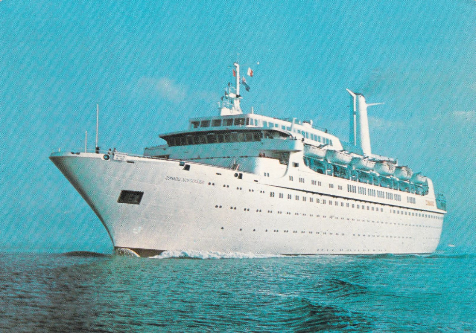 M.V. Cunard ' Adventure ' 14155 Tons, 1950-1990s - Traghetti