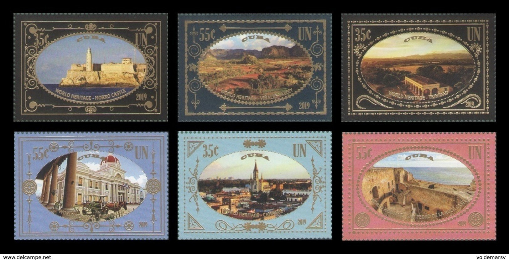 United Nations (New York) 2019 Mih. 1724/29 UNESCO World Heritage In Cuba (II) MNH ** - Ungebraucht