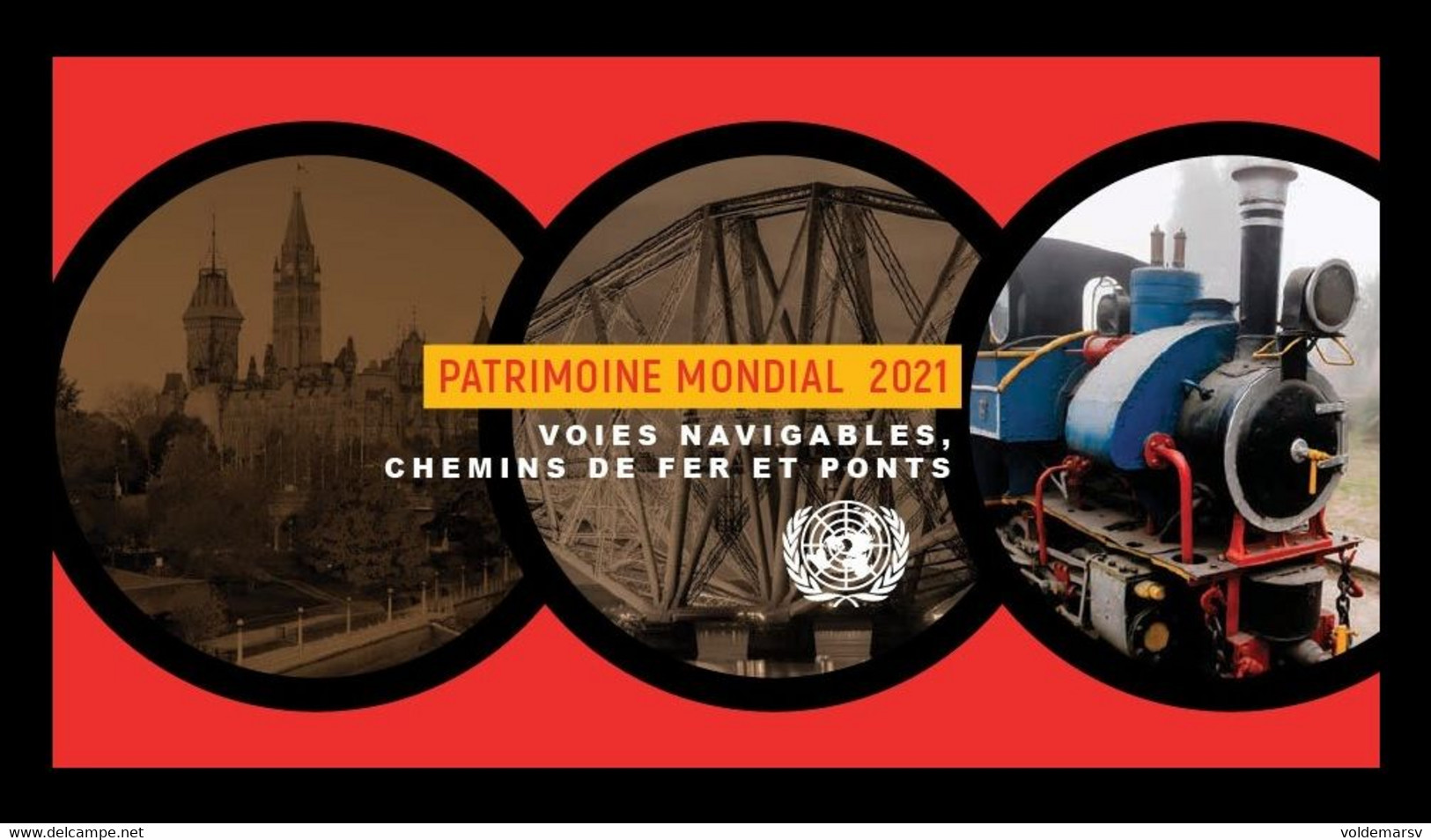 United Nations (Geneva) 2021 Mih. 1142/47 UNESCO World Heritage. Bridges, Waterways And Railways (II) (booklet) MNH ** - Ungebraucht