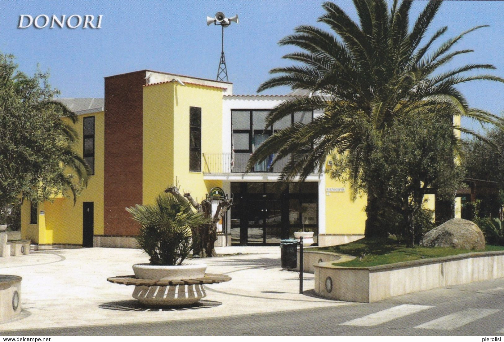 (QU574) - DONORI (Sud Sardegna) - Piazza Italia E Municipio - Cagliari