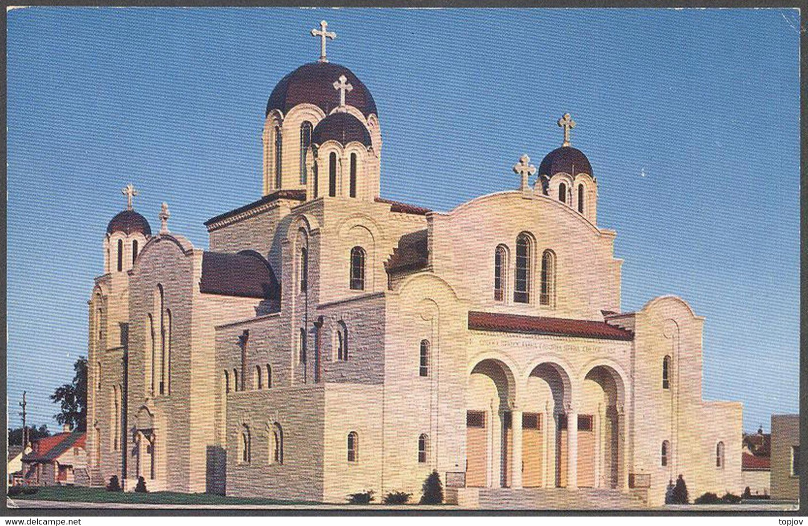 USA - SRBIJA - SAINT ORTHODOX SERBIAN CHURCH St. SAVA  -1958 - Milwaukee