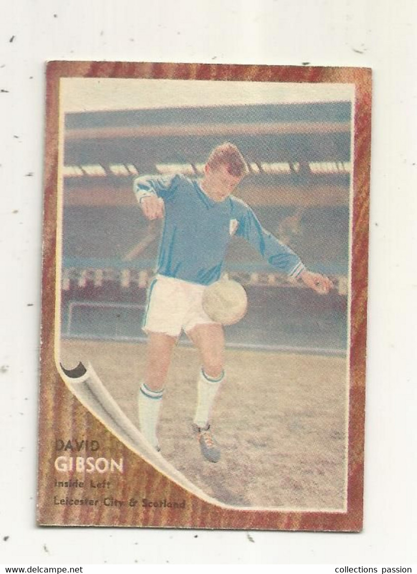 Trading Card , A&BC , England, Chewing Gum, Serie: Make A Photo , Année 60 , N° 73 , DAVID GIBSON, Leicester City - Trading-Karten