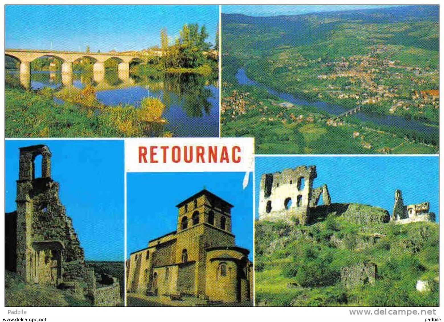 Carte Postale 43.  Retournac Trés Beau Plan - Retournac