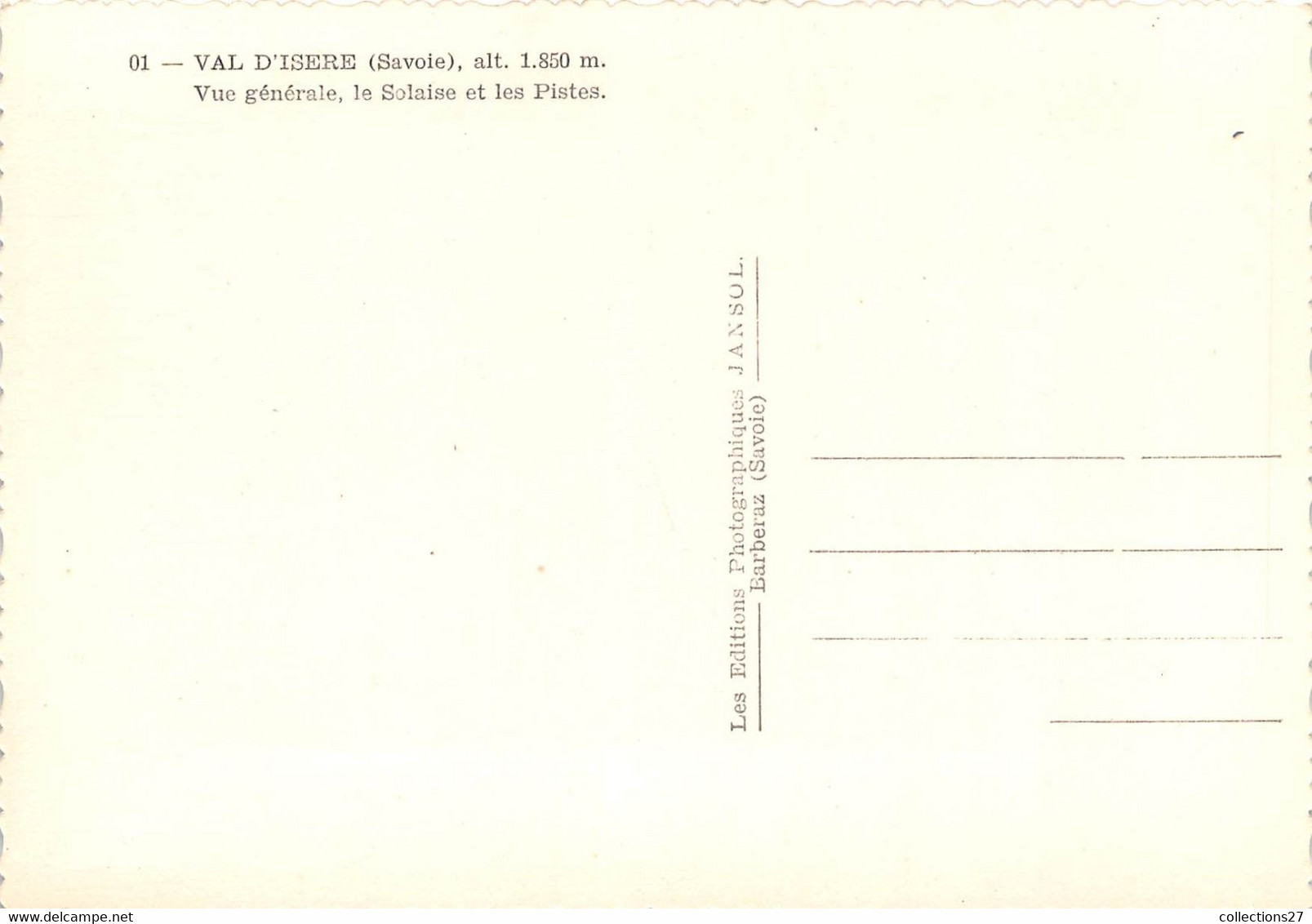 73-VAL-D'ISERE-VUE GENERALE LE SOLAISE ET LES PISTES - Val D'Isere
