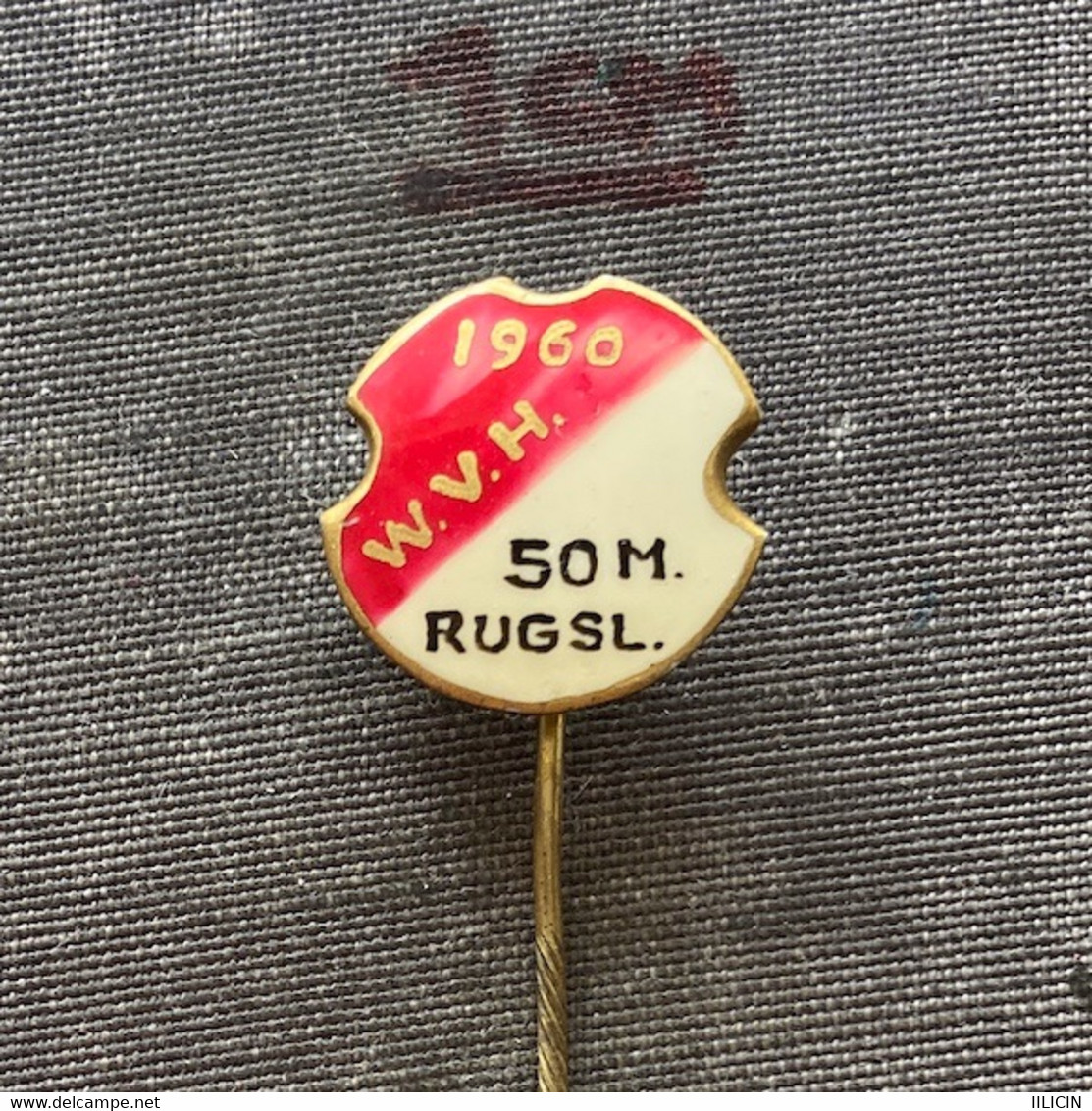 Badge Pin ZN009509 - Swimming Netherlands 50m Rugslag WVH 1960 - Natation