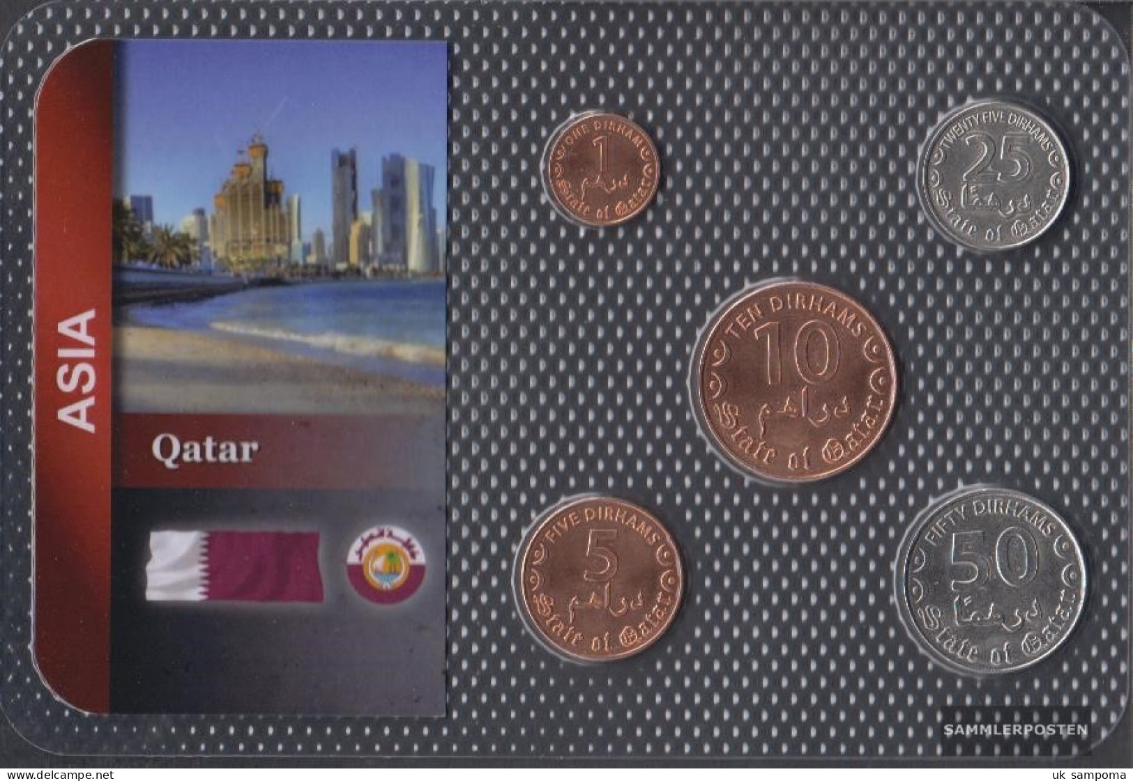 Qatar 2016 Stgl./unzirkuliert Kursmünzen Stgl./unzirkuliert 2016 1 Dirham Until 50 Dirhams - Qatar