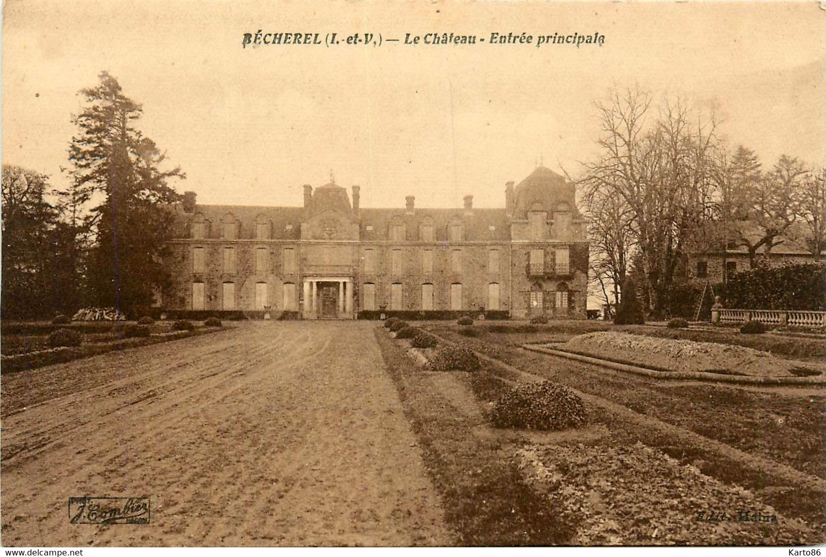 Bécherel * Vue Sur Le Château * L'entrée Principale - Bécherel