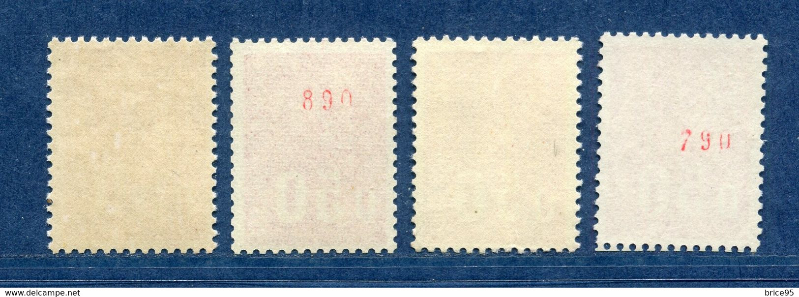 ⭐ France - Variété - YT N° 1664 B - Numéro Rouge - Couleurs - Pétouilles - Neuf Sans Charnière - 1971 ⭐ - Unused Stamps