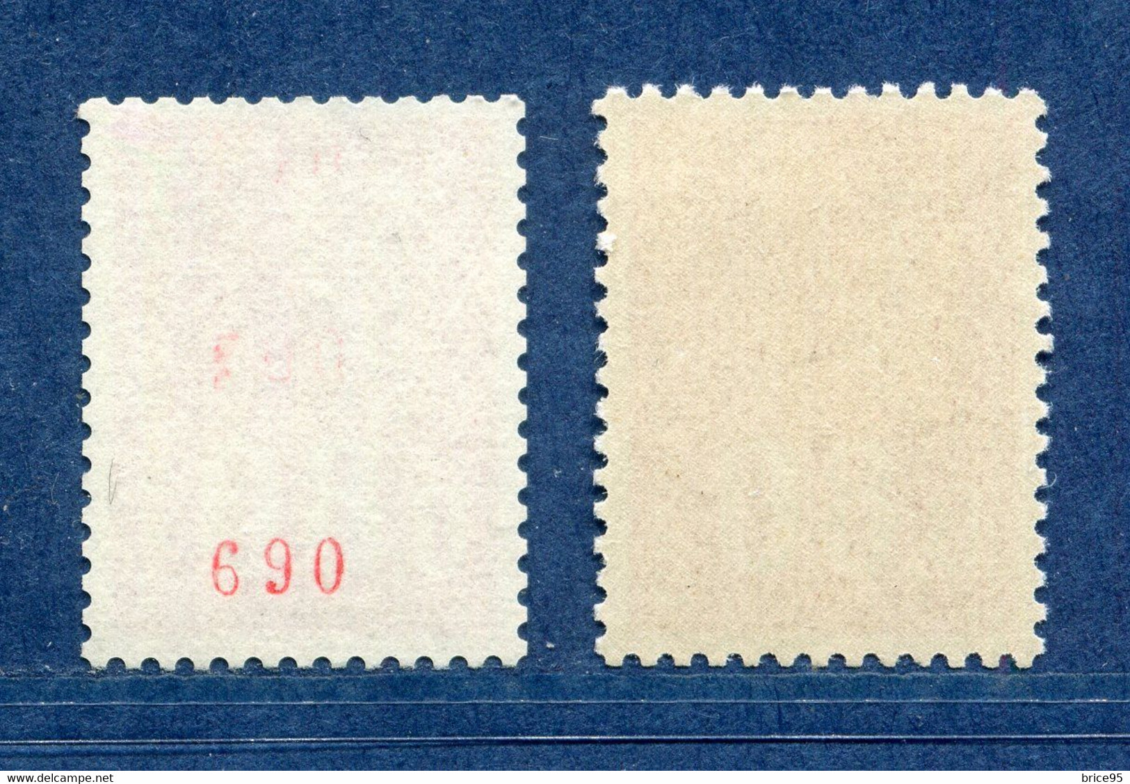 ⭐ France - Variété - YT N° 1816 C - Numéro Rouge - Couleurs - Pétouilles - Neuf Sans Charnière - 1974 ⭐ - Ongebruikt