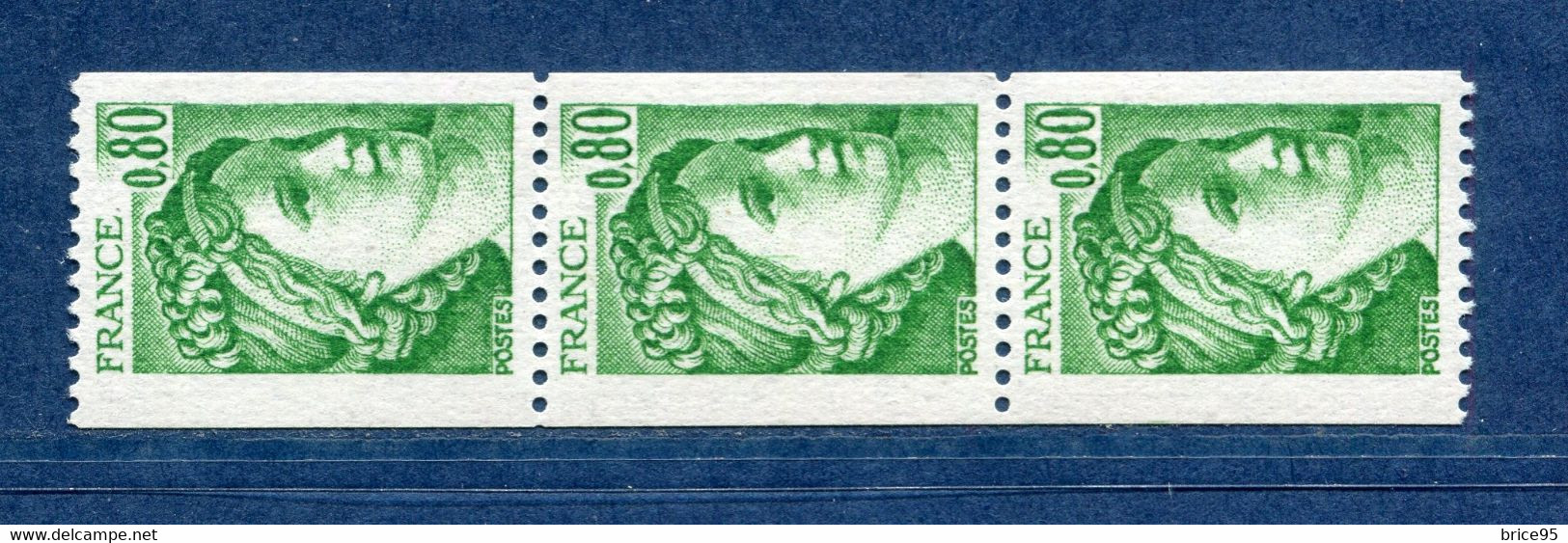 ⭐ France - Variété - YT N° 1980 A - Numéro Rouge - Couleurs - Pétouilles - Neuf Sans Charnière - 1977 ⭐ - Ungebraucht