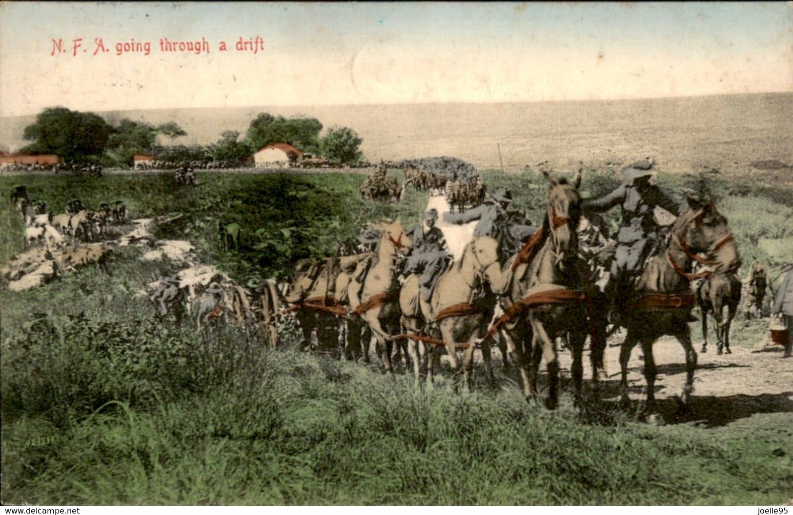 Zuid Africa - South Africa - Cape Towm Kaapstad - Joannesburg - Going Through A Drift - 1906 - Südafrika