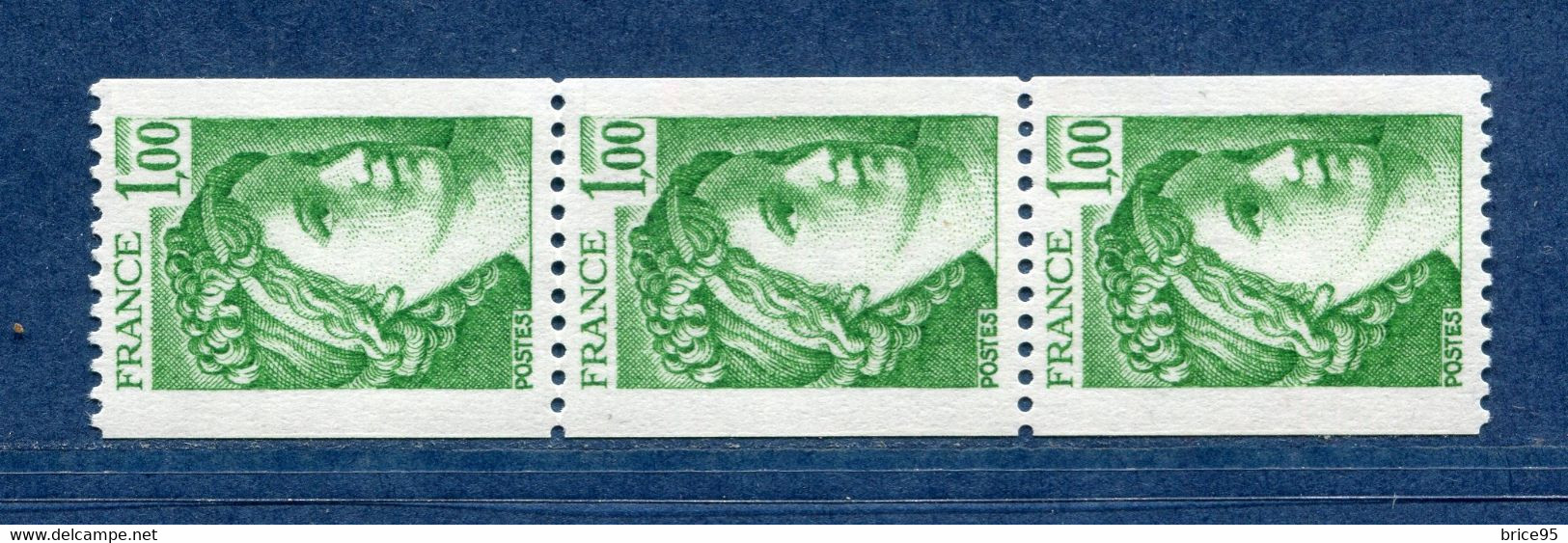 ⭐ France - Variété - YT N° 1981 A A - Numéro Rouge - Couleurs - Pétouilles - Neuf Sans Charnière - 1977 ⭐ - Unused Stamps