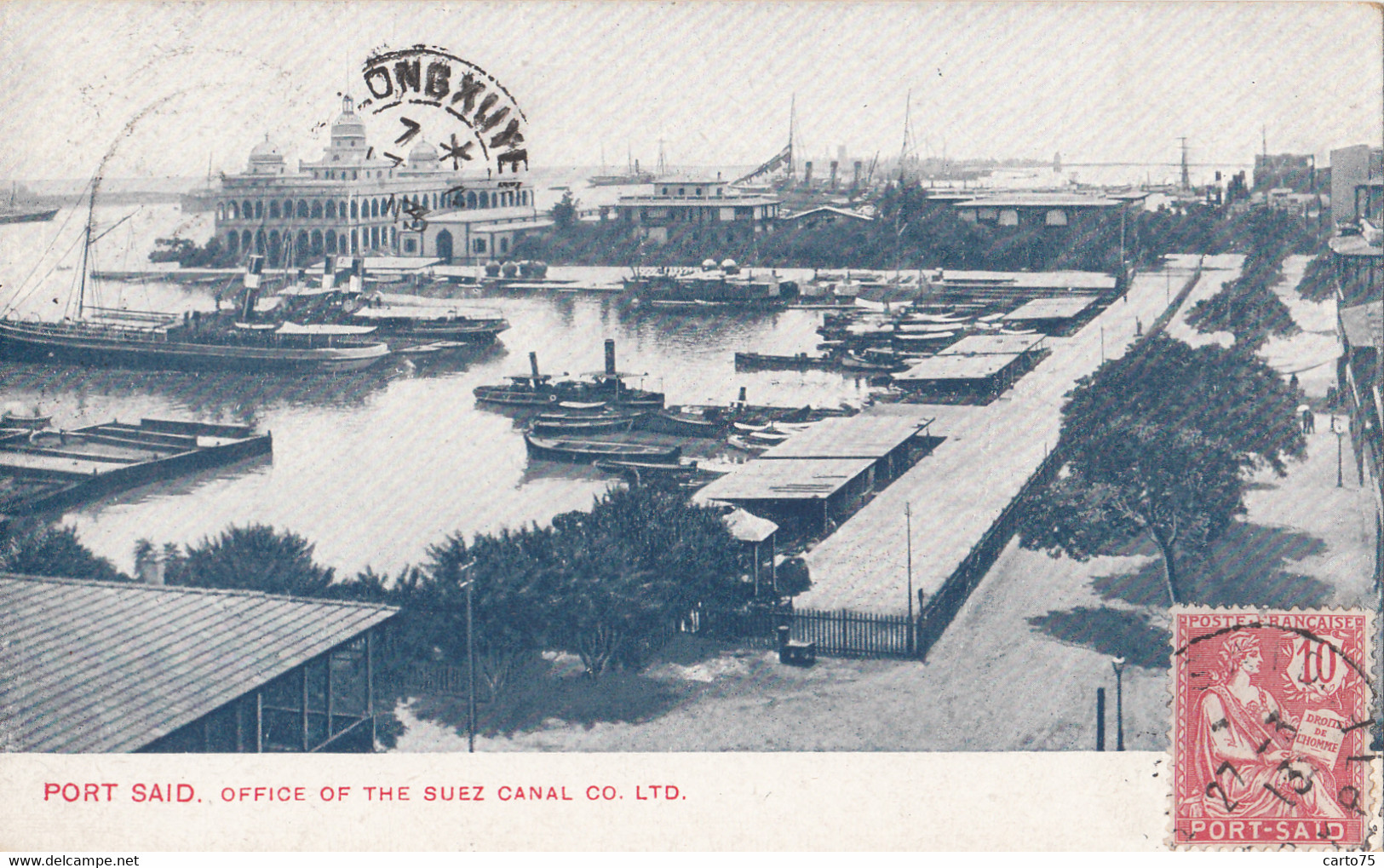 Egypte - Port-Saïd - Office Of The Suez Canal Co. Ltd - Postmarked 1913 - Port-Saïd