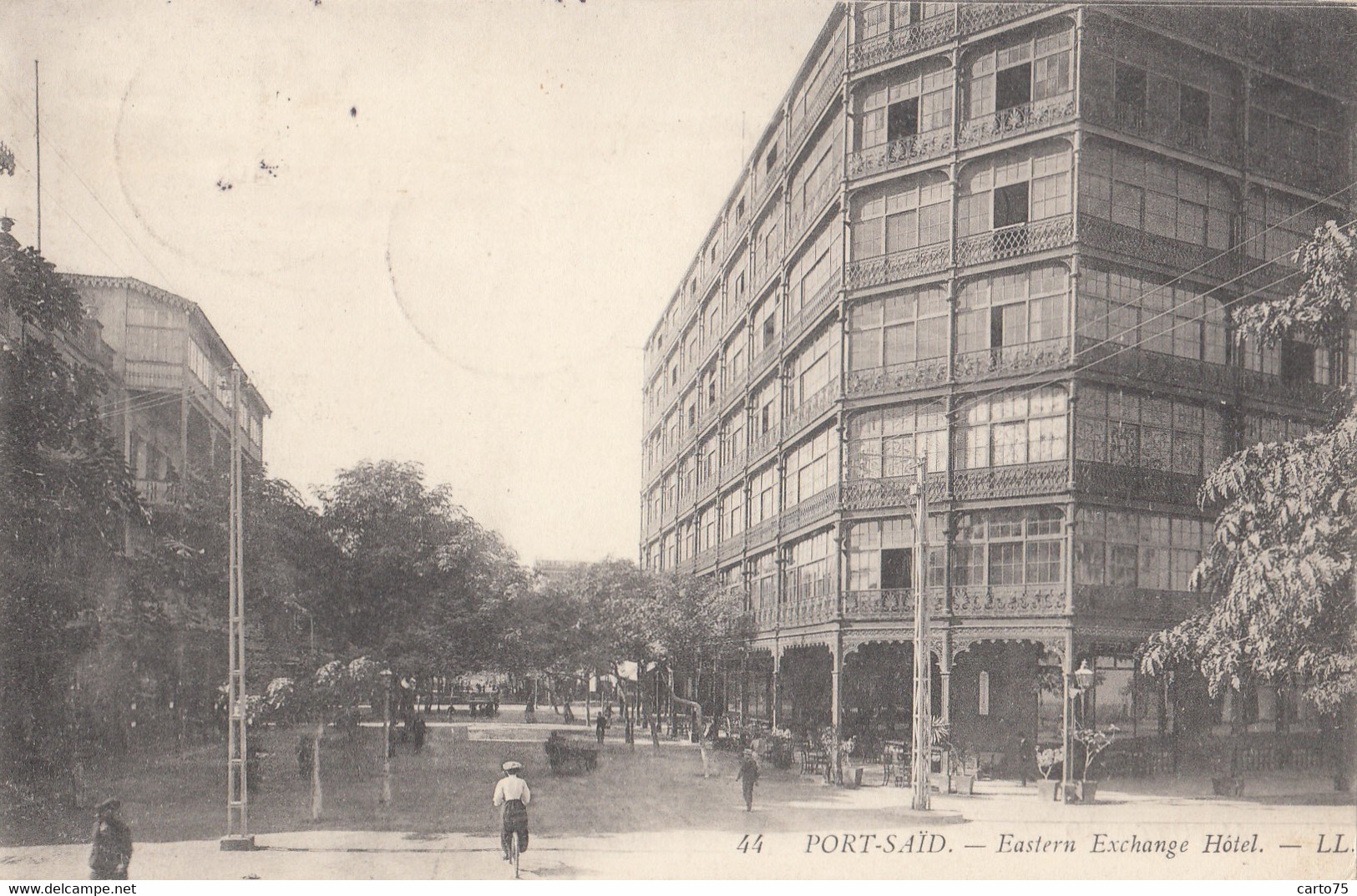 Egypte - Port-Saïd - Eastern Exchange Hotel - Postmarked 1908 - Port-Saïd