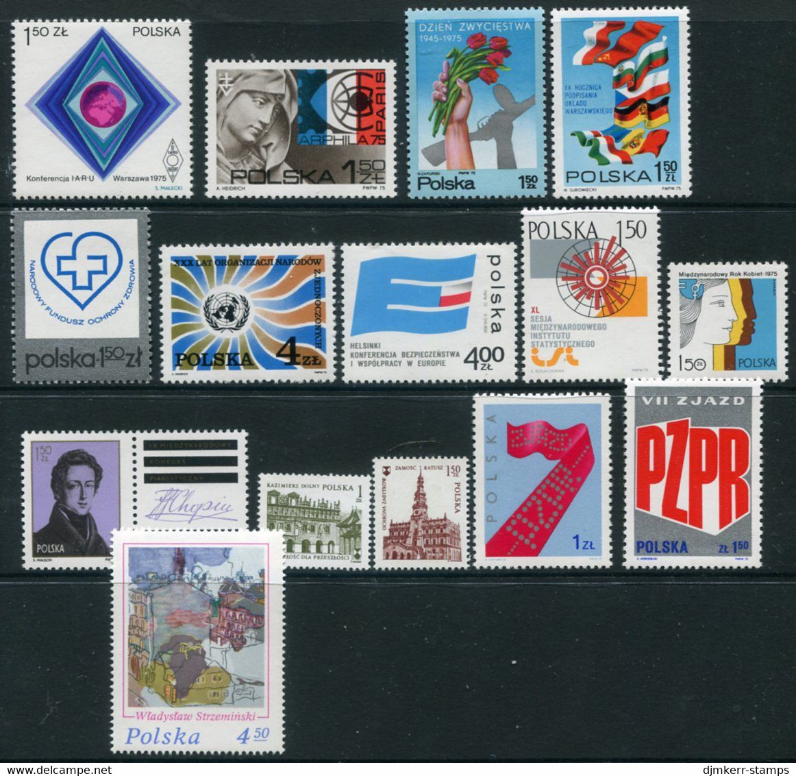 POLAND 1975 Thirteen Complete Issues  MNH / **. - Nuevos