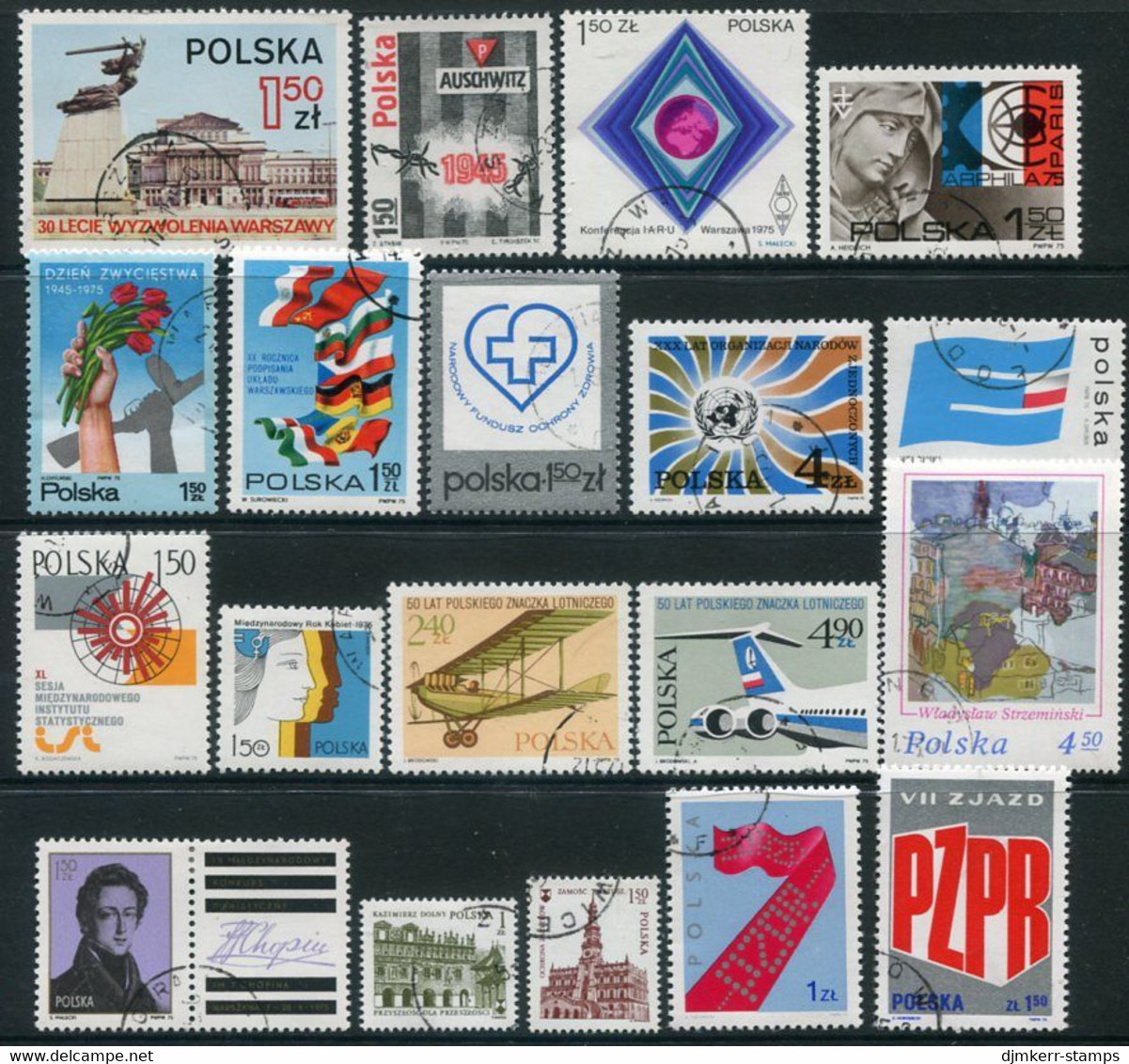 POLAND 1975 Sixteen Complete Issues  MNH / **. - Oblitérés