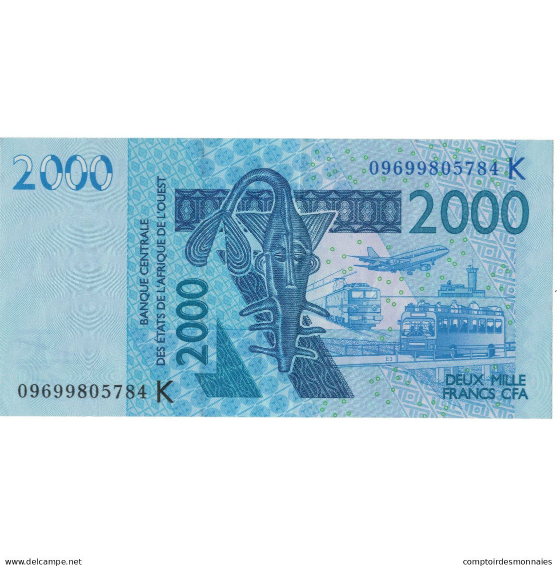 Billet, West African States, 2000 Francs, 2003, 2003, KM:316Ca, NEUF - États D'Afrique De L'Ouest