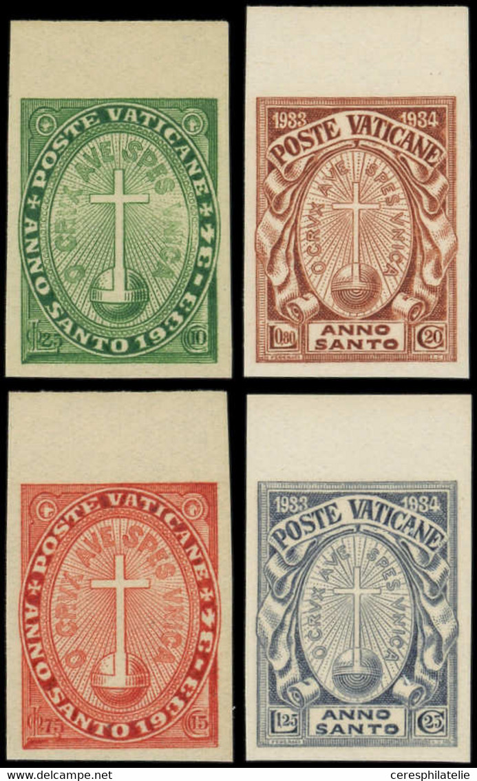 ** VATICAN -  40/43 : Année Sainte 1933, La Série Bdf NON DENTELEE, TB - Nuevos