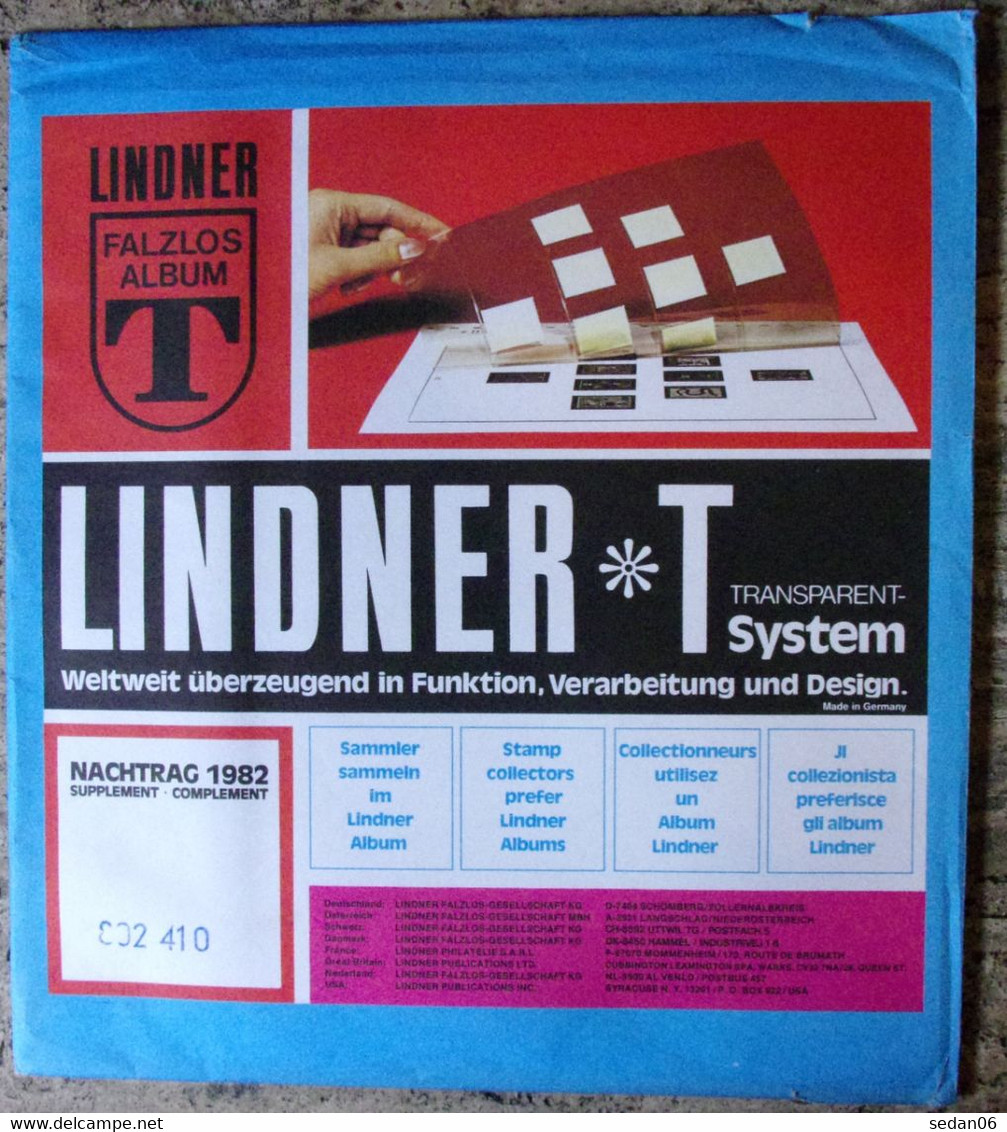 Lindner - Feuilles NEUTRES LINDNER-T REF. 802 410 P (4 Bandes) (paquet De 10) - Für Klemmbinder